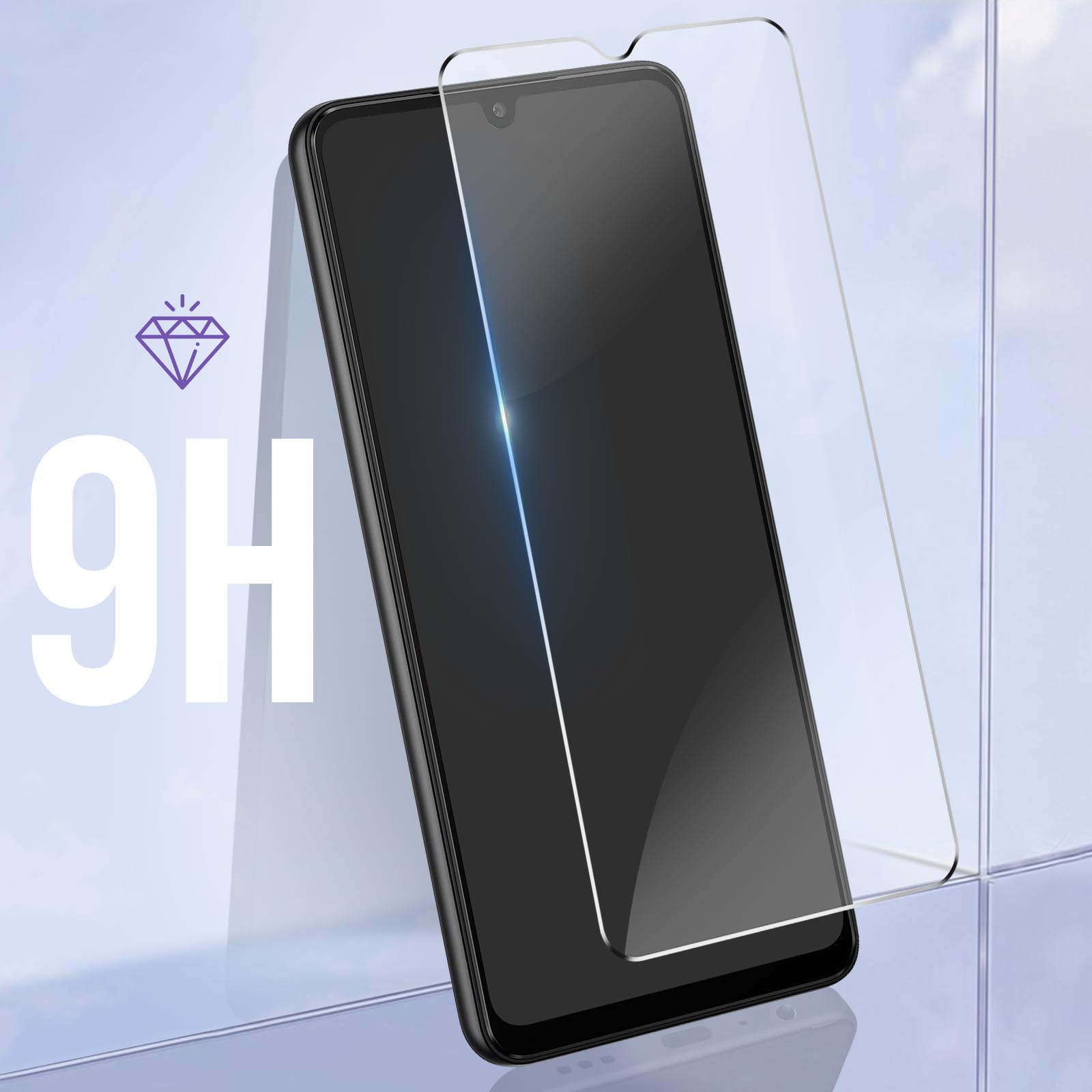 Verre Trempé Samsung Galaxy A34 5G avec Dureté 9H, Anti-rayures et