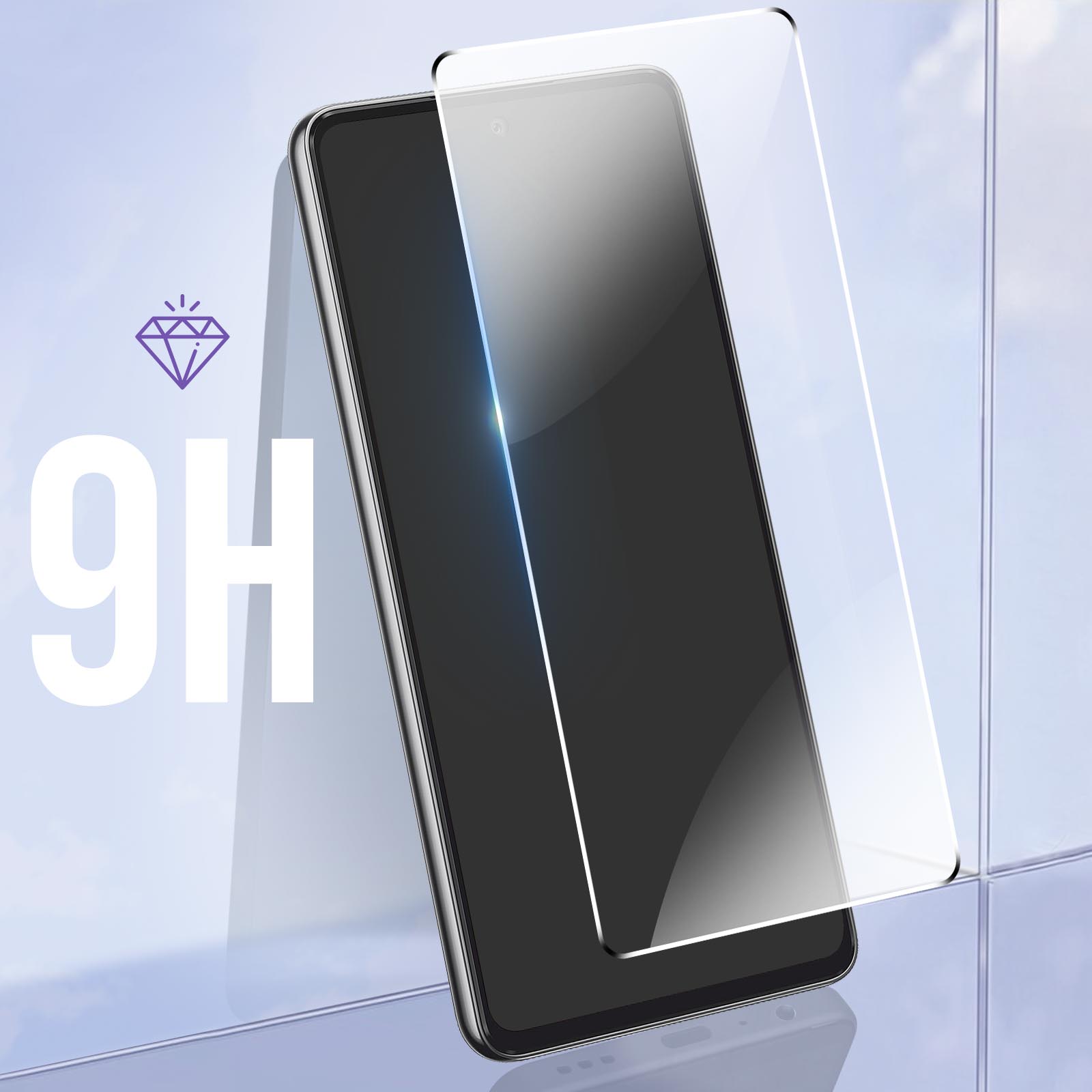 Verre Trempé Samsung Galaxy A54 5G avec Dureté 9H, Anti-rayures et