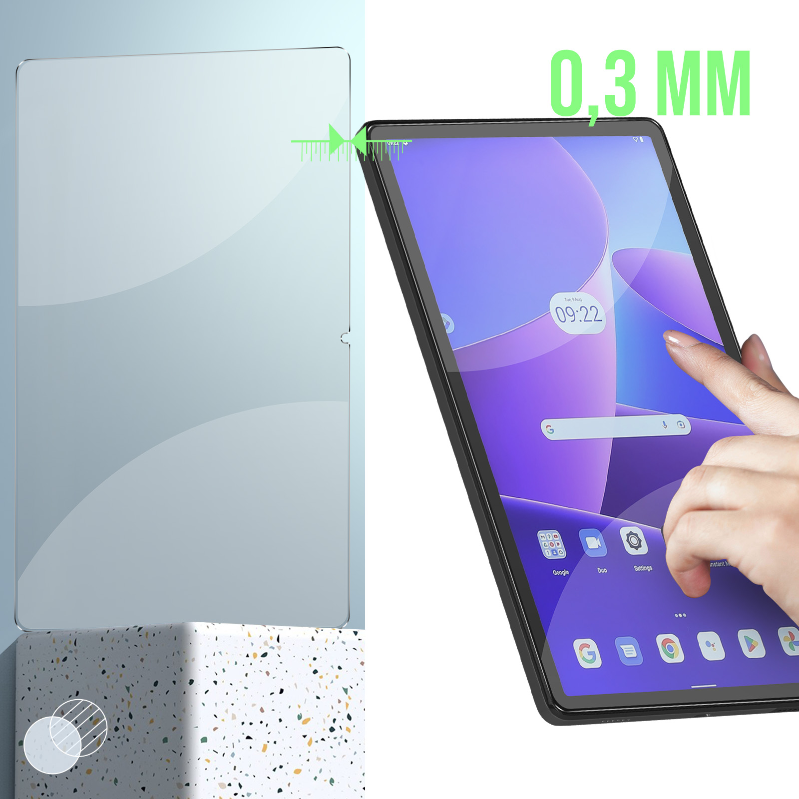 Phonecare - Film Hydrogel Couverture Complète Avant pour Lenovo Tab M10 FHD  Plus - Protection écran tablette - Rue du Commerce