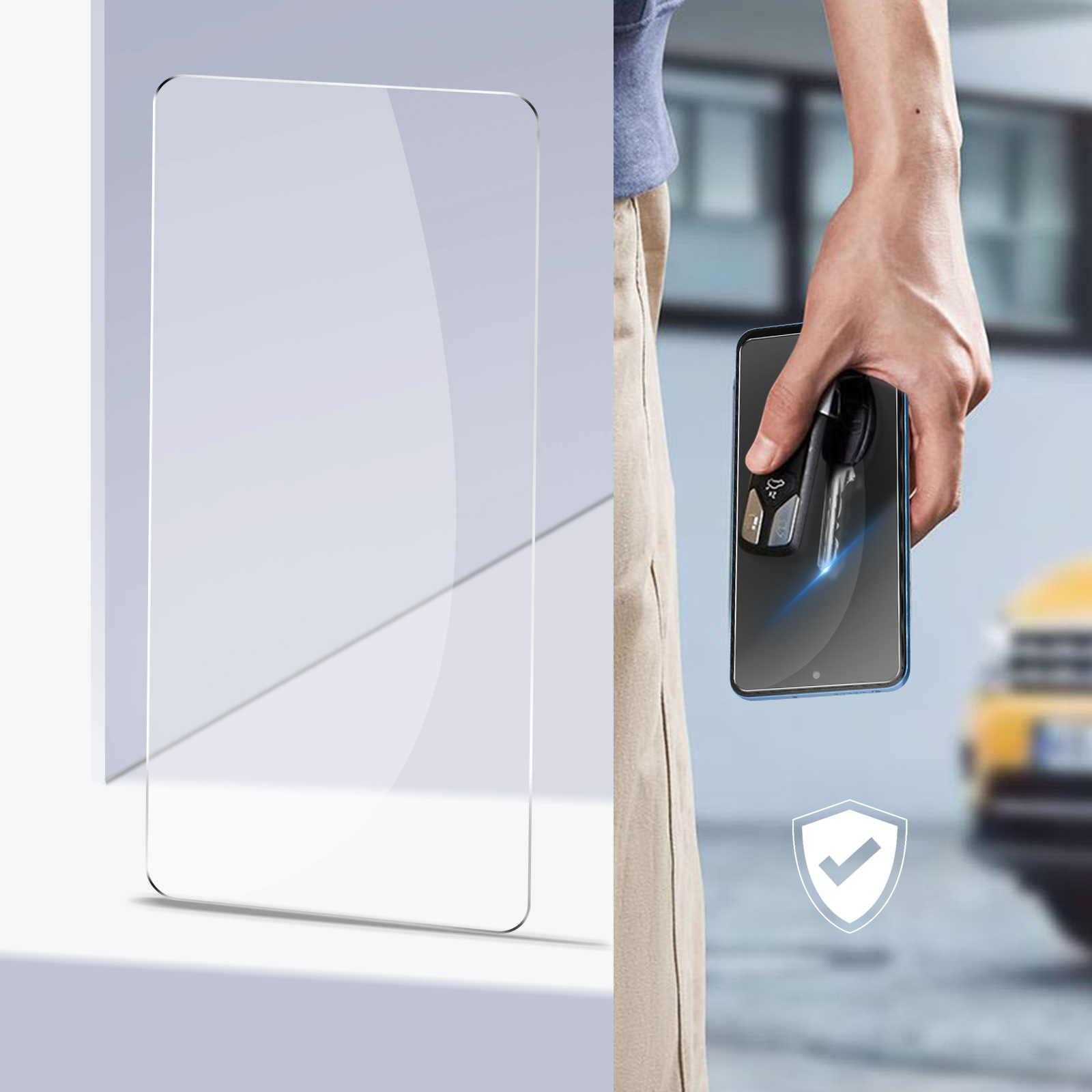 Protège écran en verre trempé 9H pour Redmi Note 12 Pro 5G