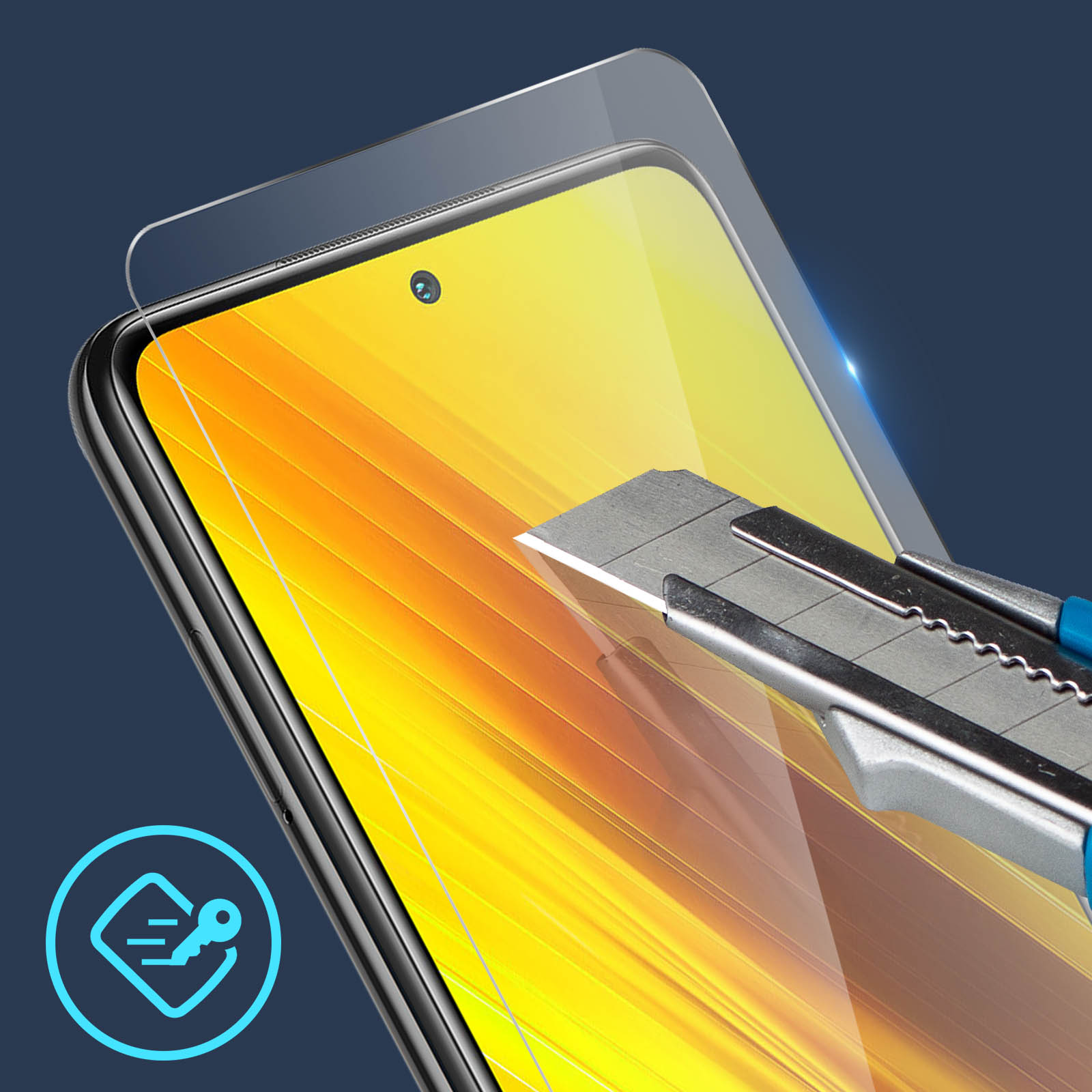 Cristal templado 9H para Xiaomi Poco X3 / X3 Pro – Transparente - Spain