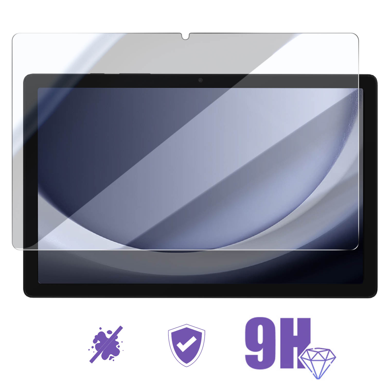 0€99 sur Verre Trempé pour Samsung Galaxy Tab A9 Plus Dureté 9H  Anti-rayures Anti-traces Avizar Transparent - Protection d'écran pour  tablette - Achat & prix