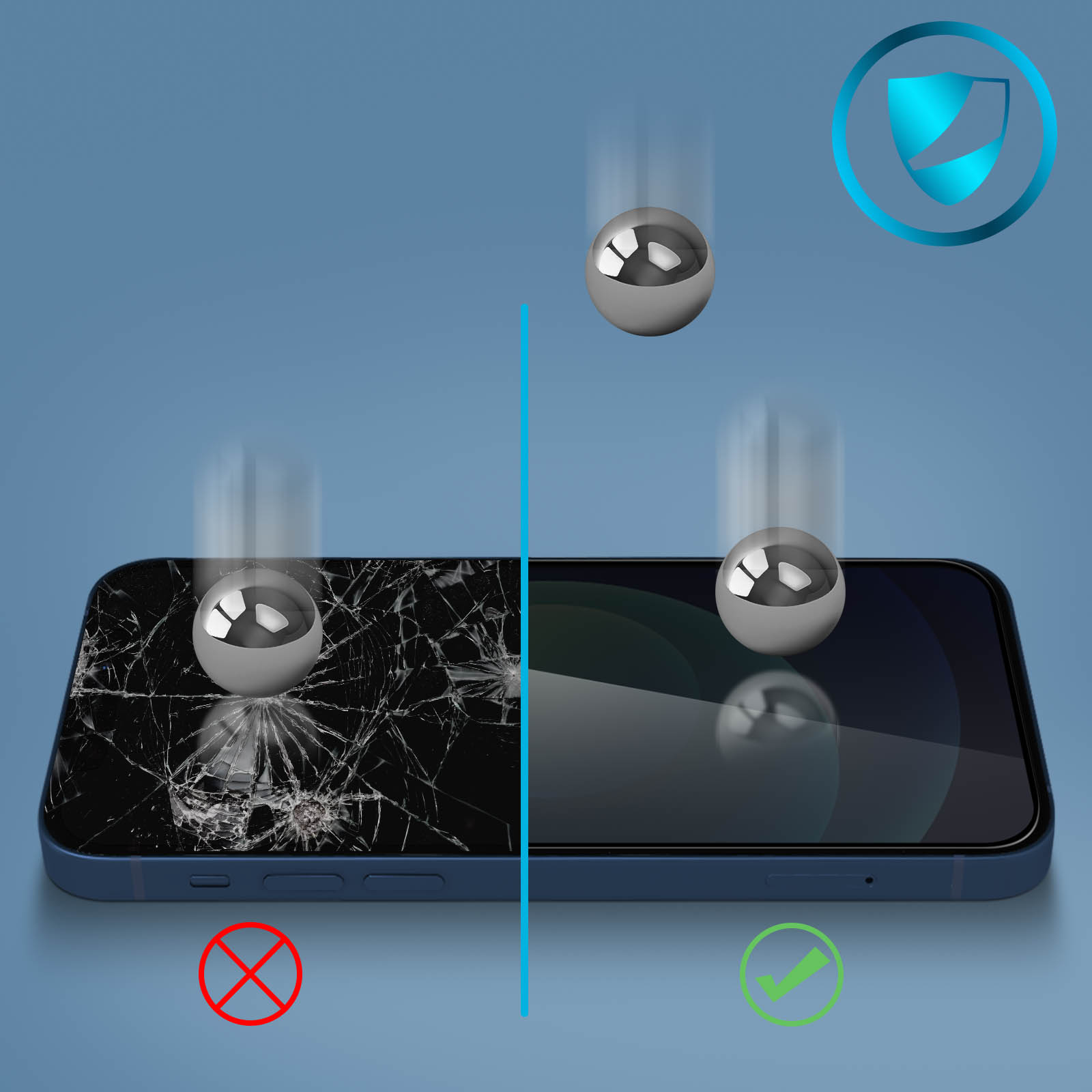 iPhone 12 Mini Protection écran en verre trempé Mobilax