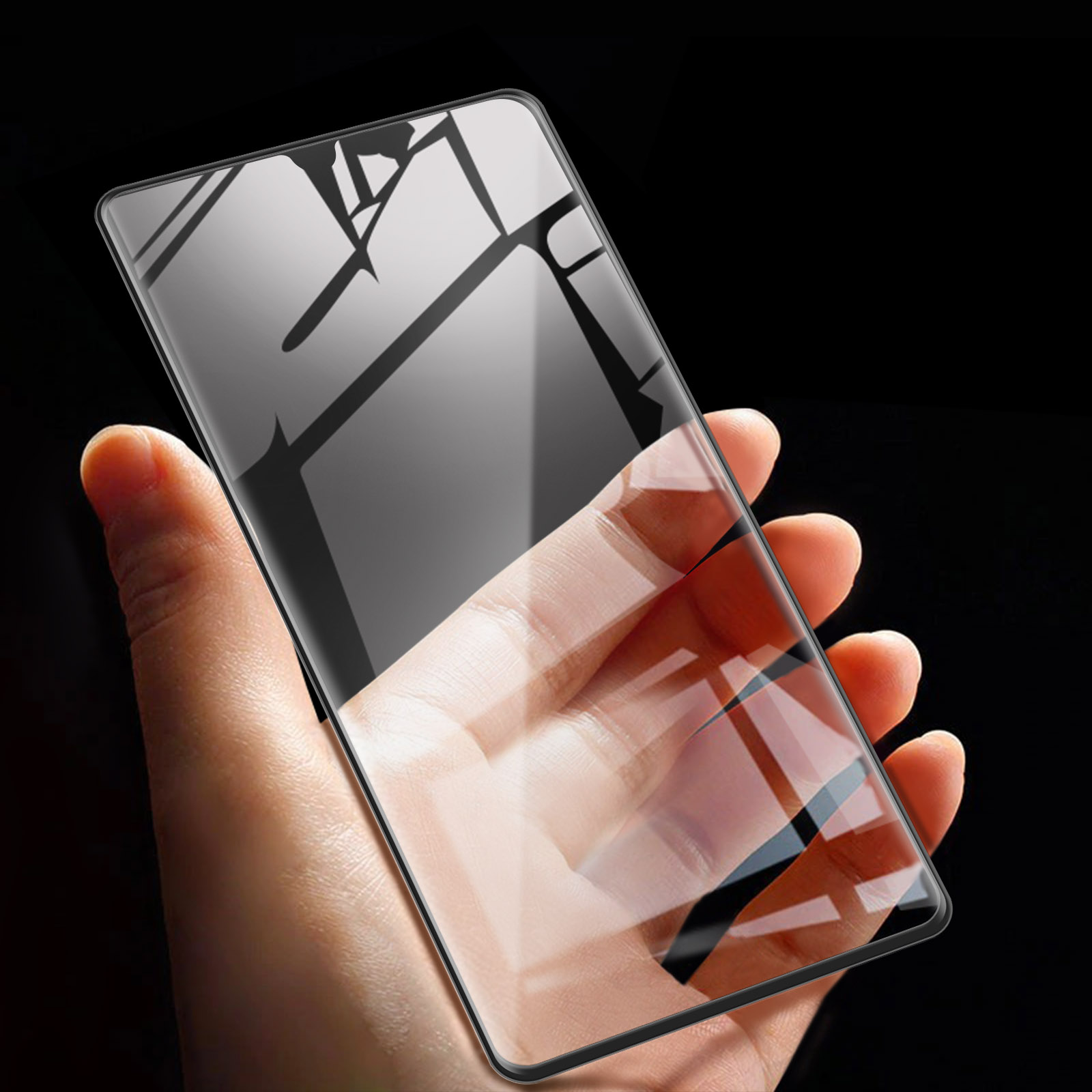 Avizar Verre trempé pour Samsung Galaxy M23 5G Dureté 9H Adhésion Totale  Contour Biseauté Noir - Protection écran - LDLC
