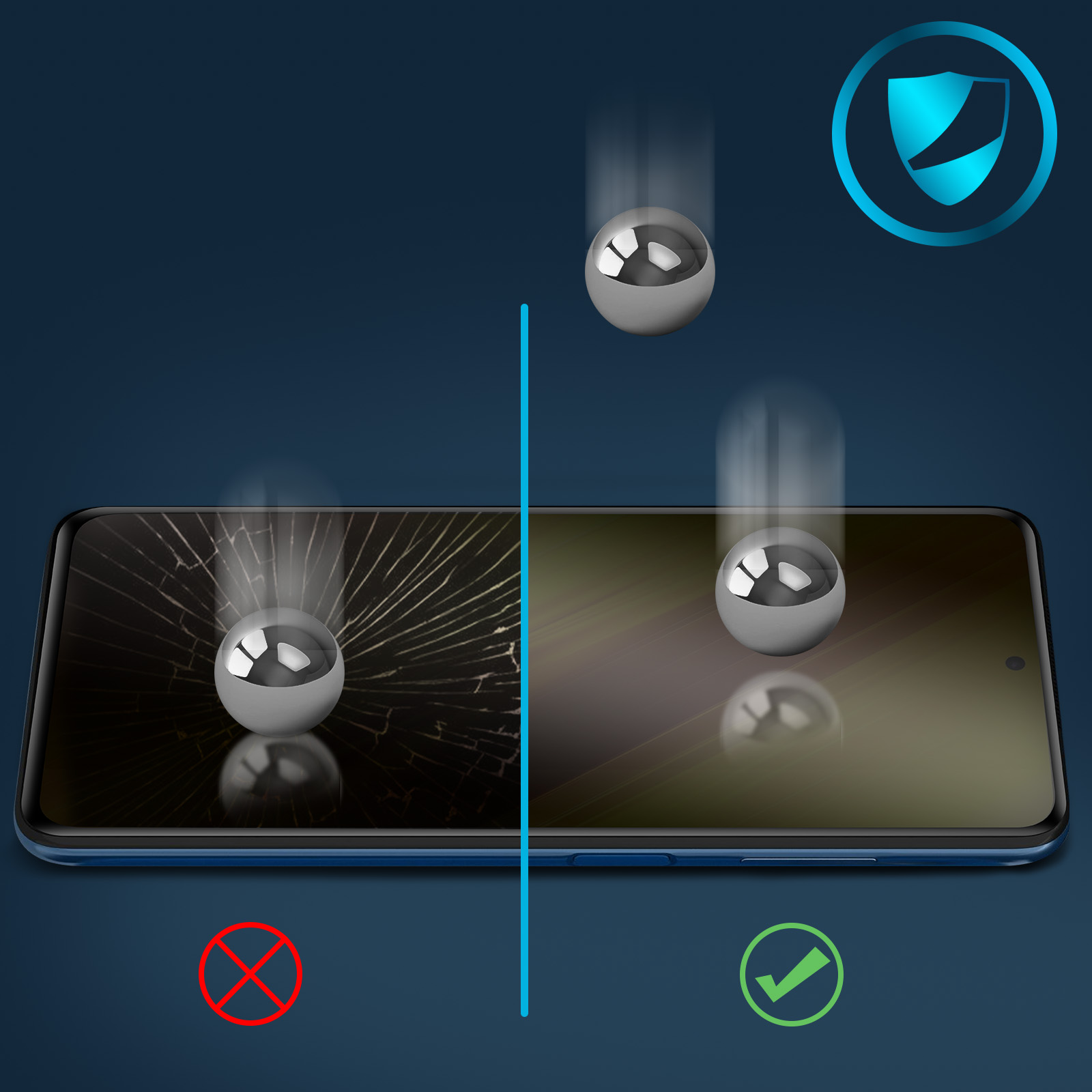Panzerglas für Xiaomi Poco X3 Pro Glas Folie Displayschutz Schutzfolie