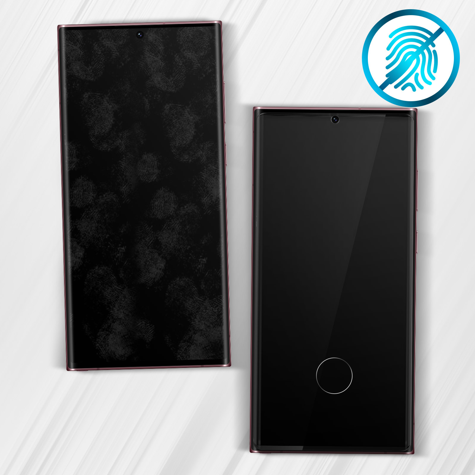 Paquet de 2] Protecteur d'écran en verre trempé pour Samsung Galaxy S22 5G,  compatible avec lecteur d'empreintes digitales, facile