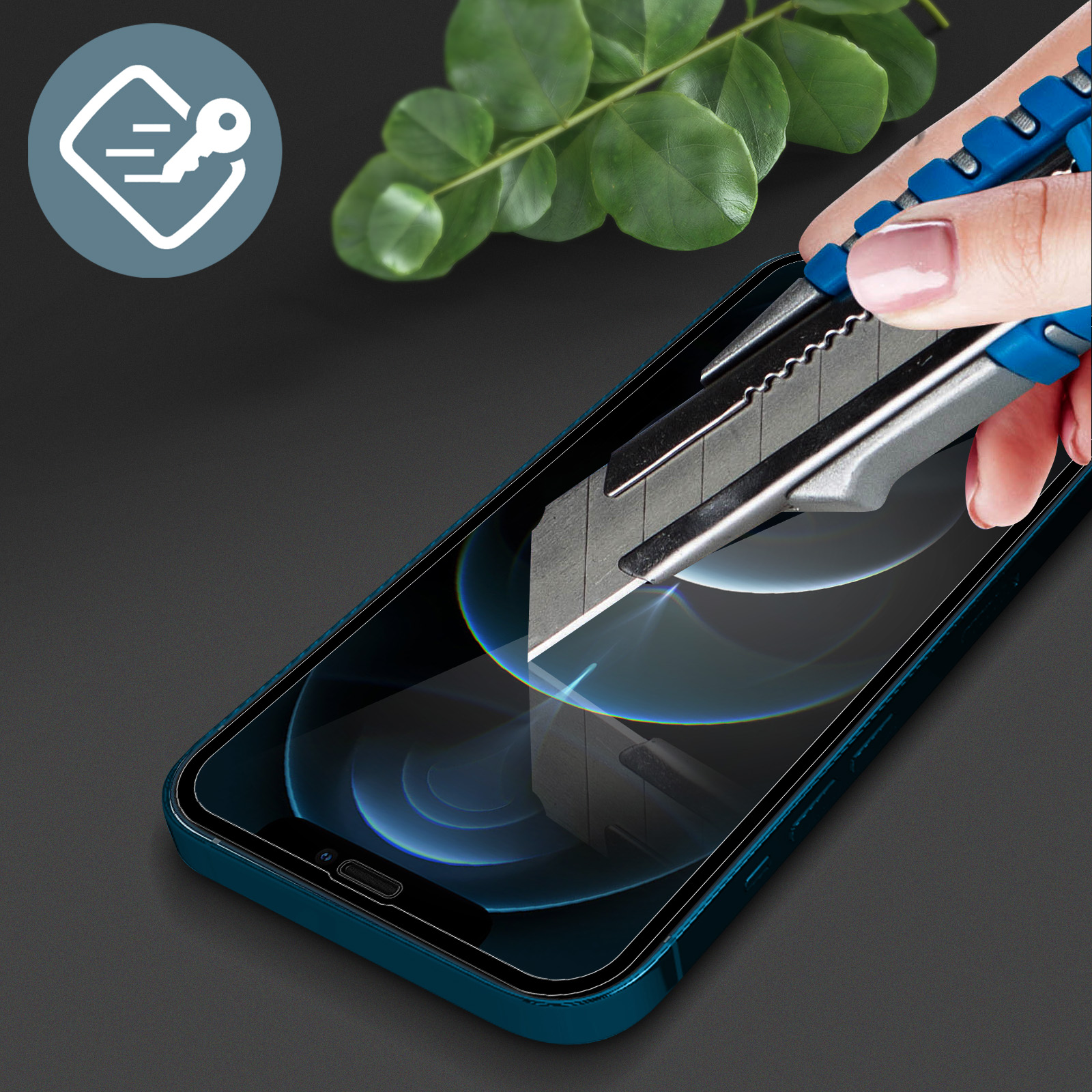 Force Glass Original iPhone 12 Pro Max Protège-Ecran en Verre