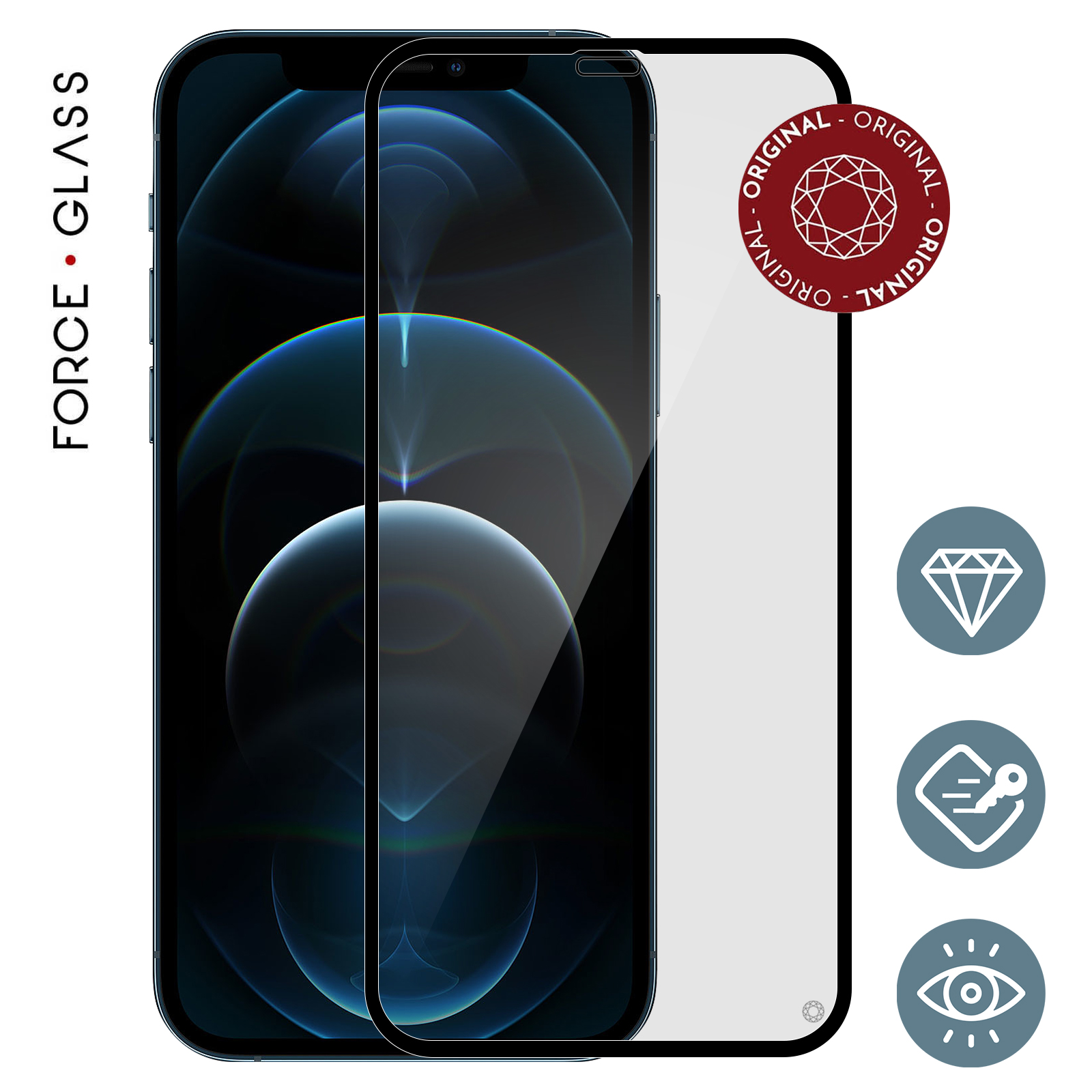 Force Glass Original iPhone 14 / iPhone 13 / 13 Pro - Vitre de