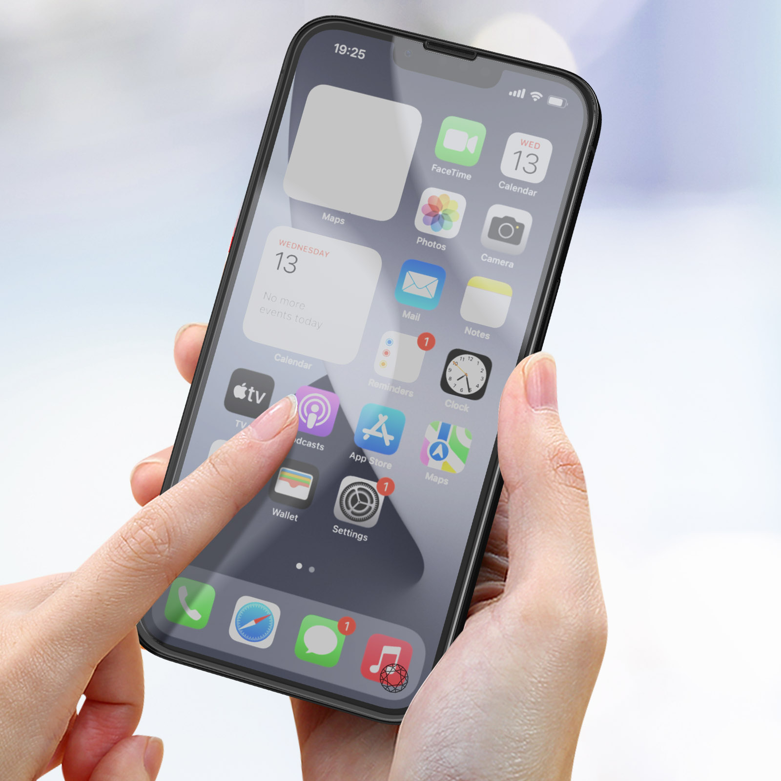 Force Glass Verre Trempé pour iPhone 11 Garantie à vie Contour surélevé  Noir - Protection écran - LDLC