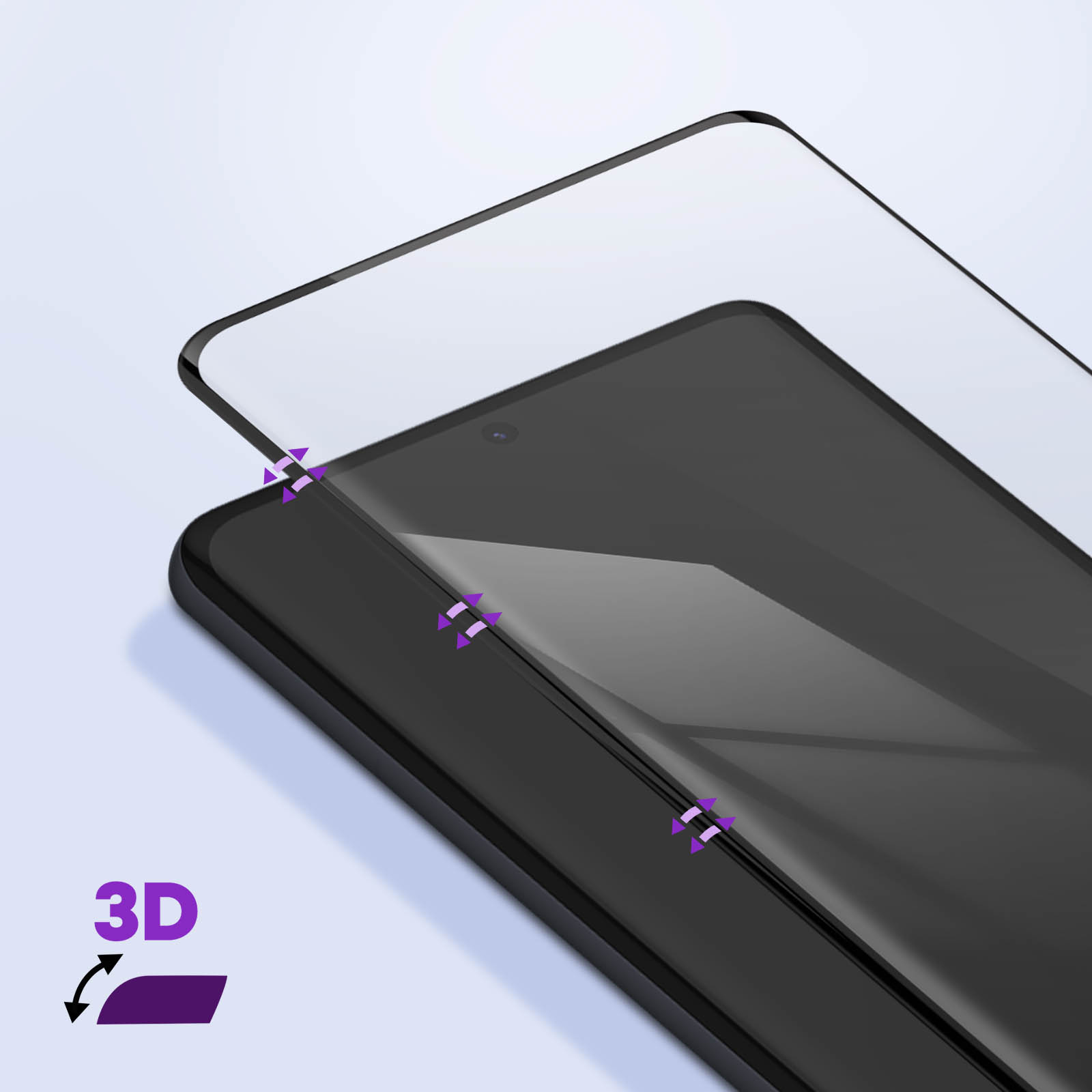 Force Glass Film Écran pour Xiaomi 12 Verre trempé 9H+ Bords