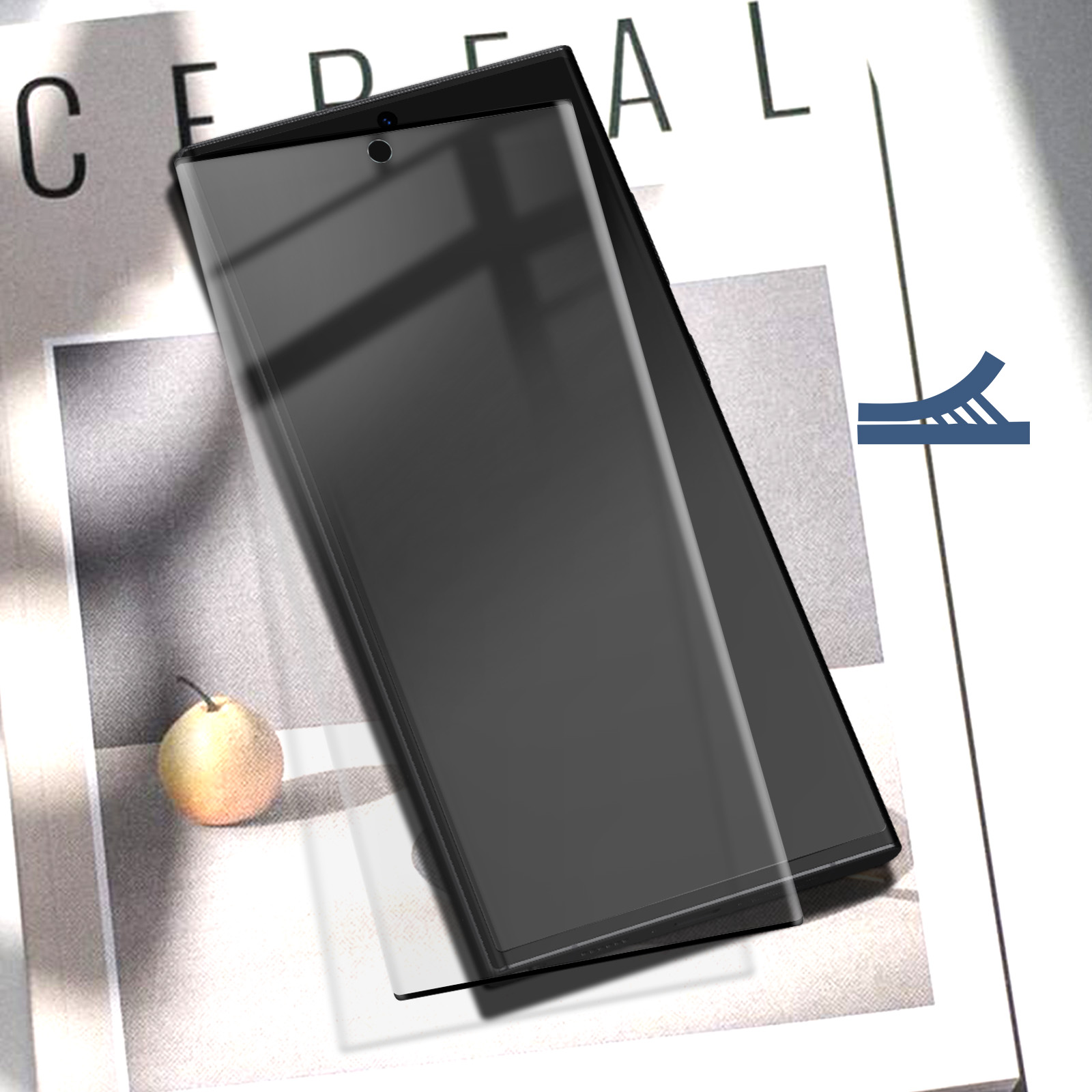 Verre Trempé incurvé Samsung Galaxy S23 Ultra, Film Anti Espion avec  Protection 9H, Ultra-fin 0,33mm, Prio - Contour Noir