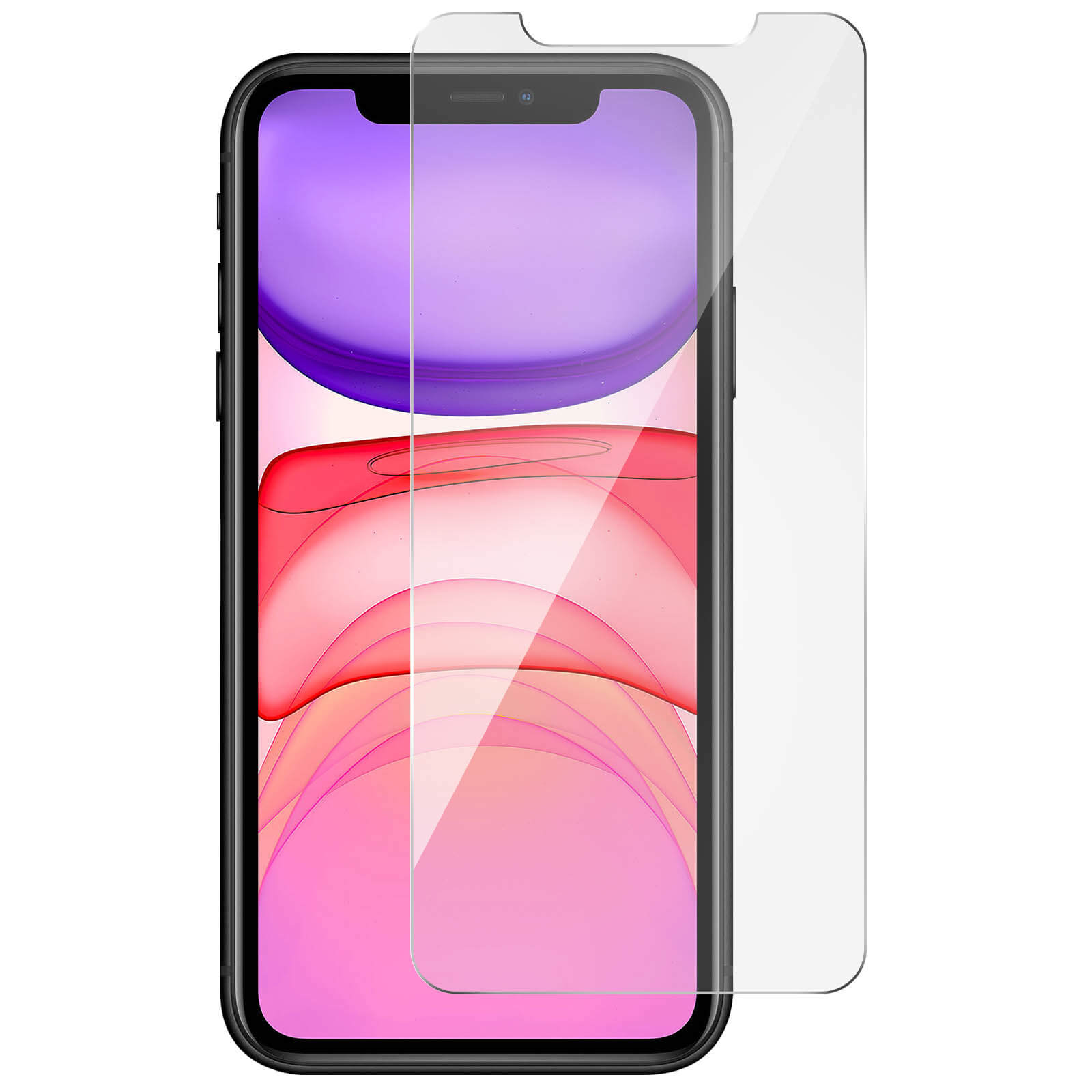 Tempered Glass iPhone 11 - Vitre de protection d'écran intégrale