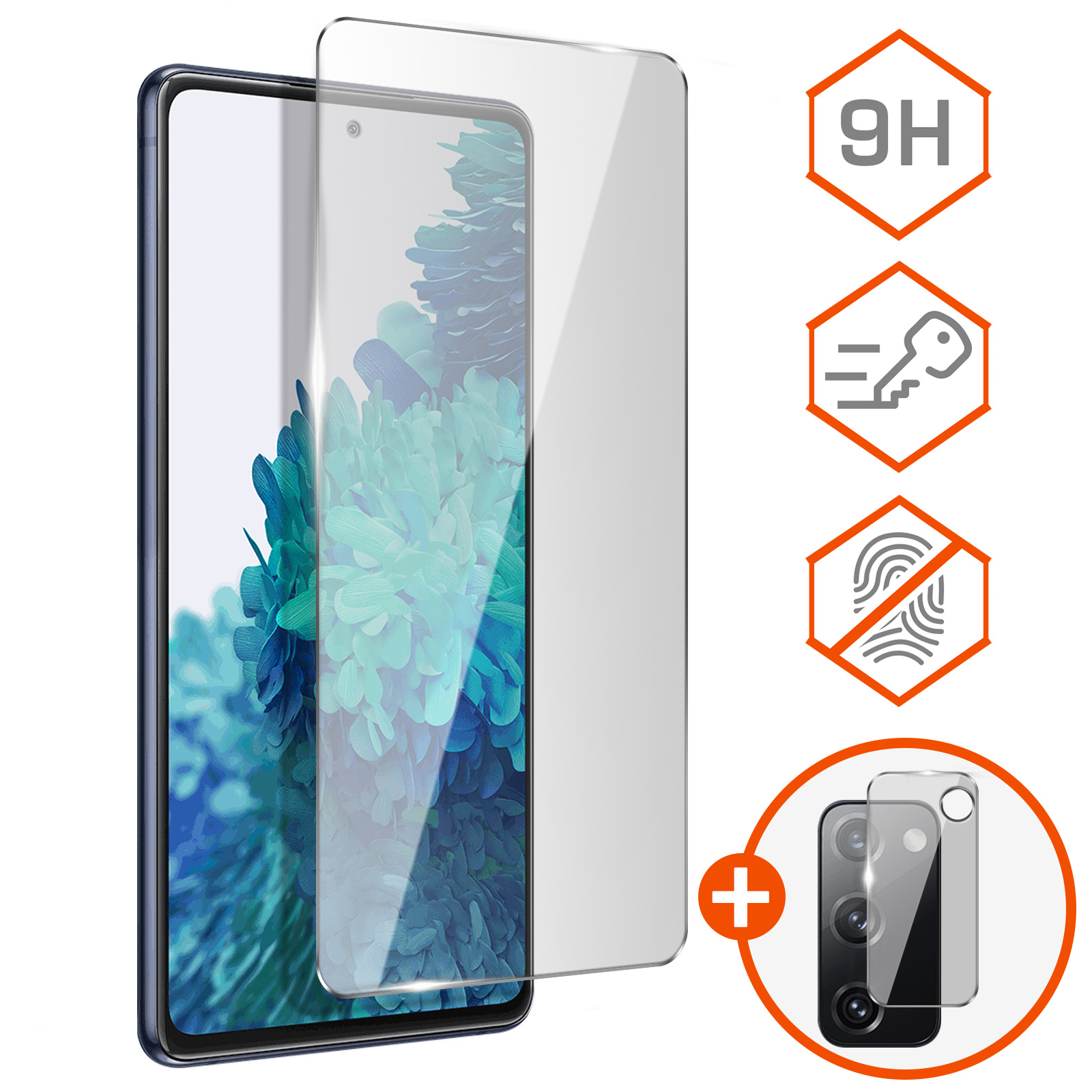 Protection d'écran Samsung Galaxy S20 FE en Verre Trempé, Moxie [HD  Premium+] - Transparent