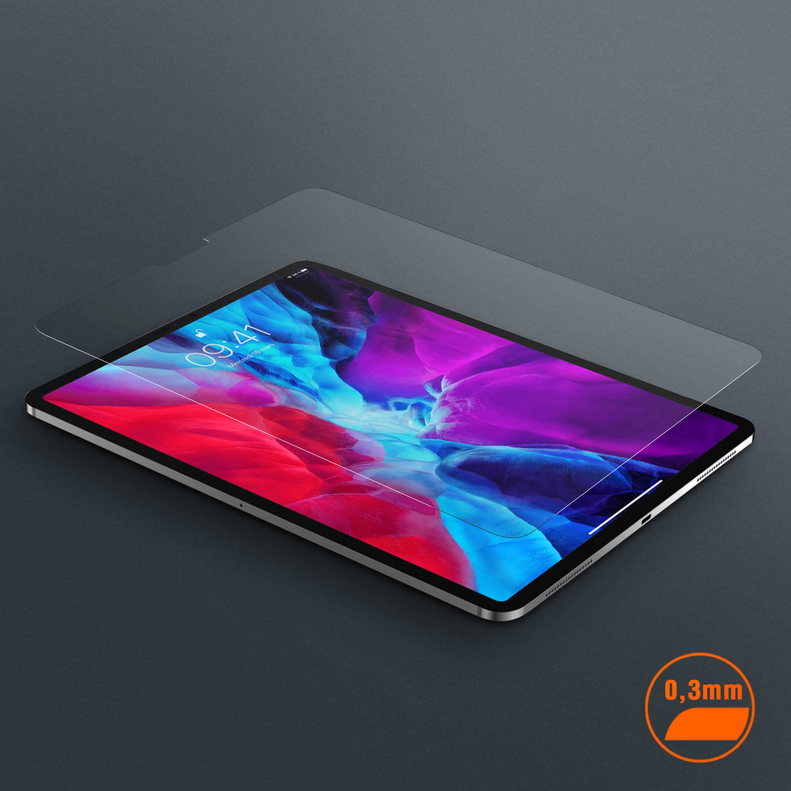 Verre Trempé Transparent Full Protection, Mocolo pour iPad Pro 11