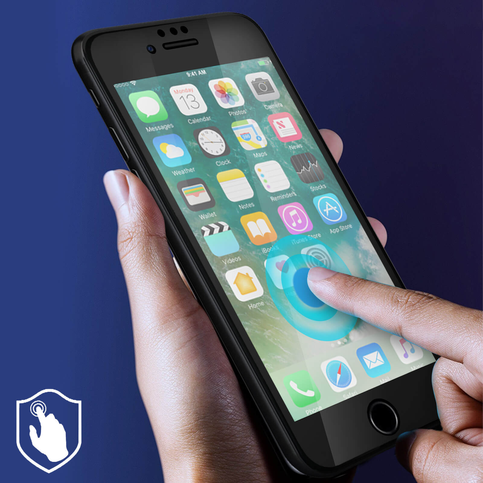 Protège Ecran Muvit en verre trempé ultra résistant pour iPhone 7