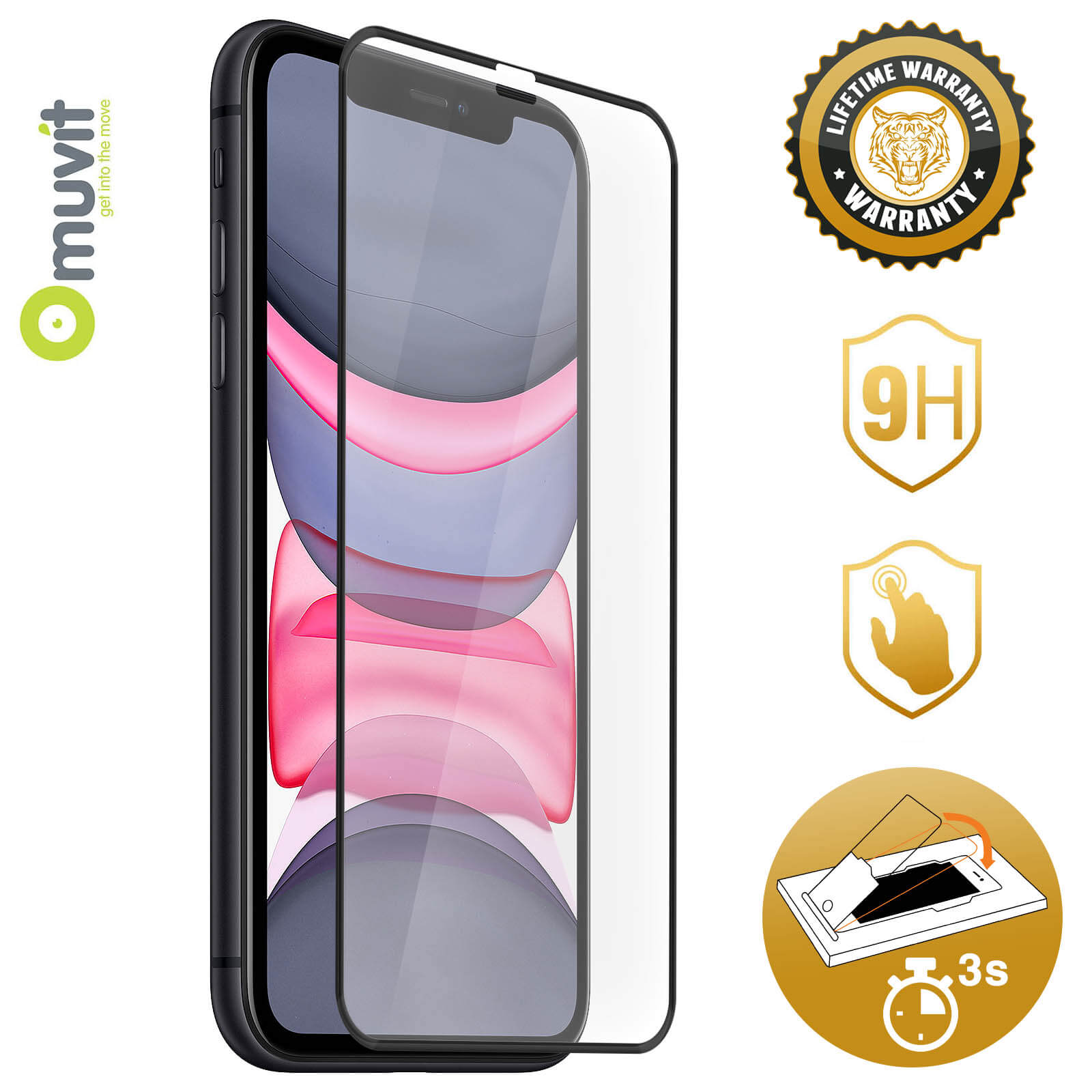 Film arrière en Verre Trempe pour iPhone 11 Pro Max - Kamalion ,  Accessoires et coques pour téléphones portables