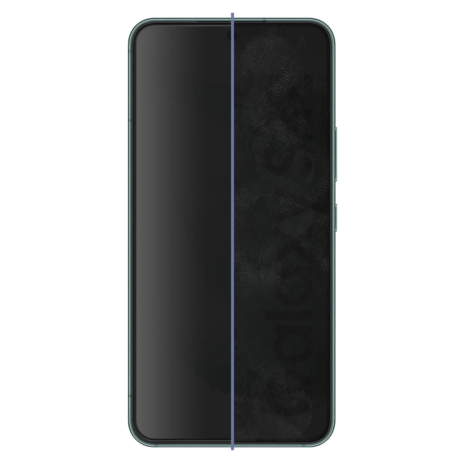 Protecteur en verre trempé Muvit Tiger avec applicateur de cadre noir  antibactérien pour Samsung Galaxy S22 5G