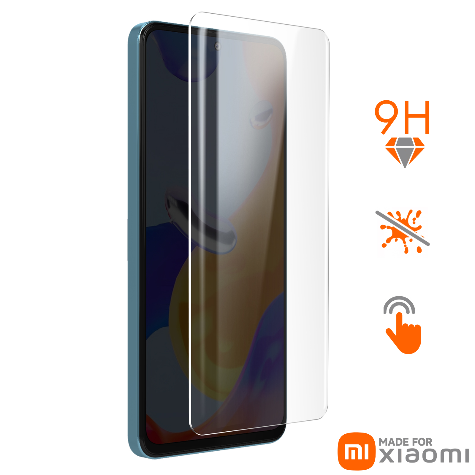 Protège Écran Verre Trempé Made For Xiaomi Redmi Note 11 Pro 5G -  Transparent - Français