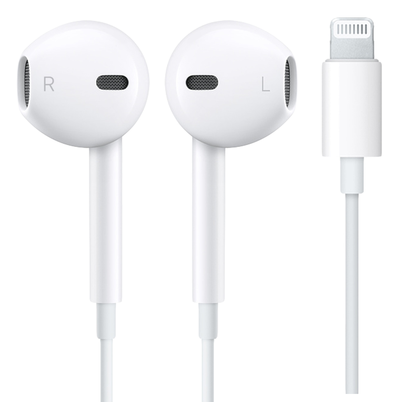 Écouteurs EarPods Apple original connecteur Lightning - Blanc