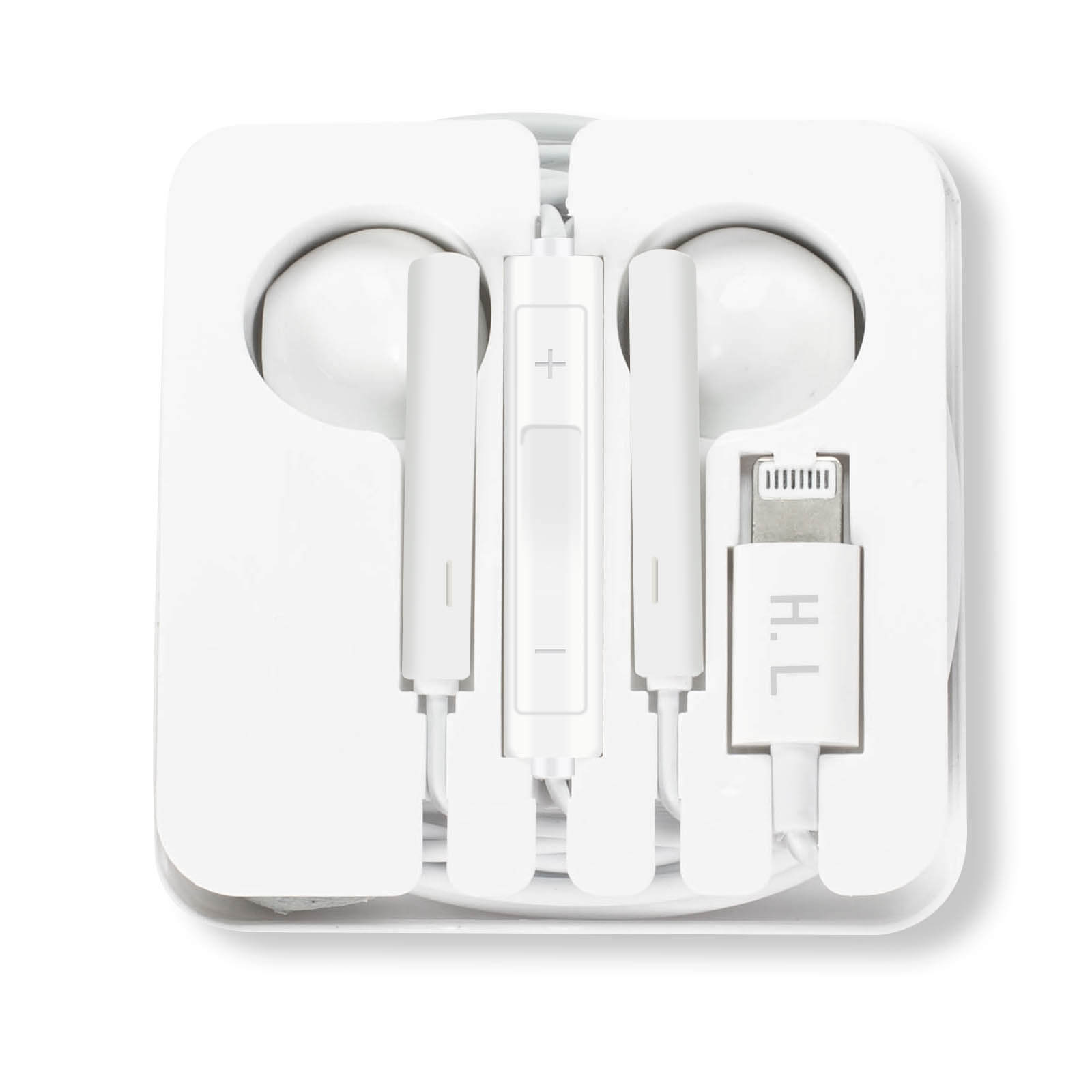 Écouteurs iPhone Lightning Kit Mains Libres - Blanc - Français