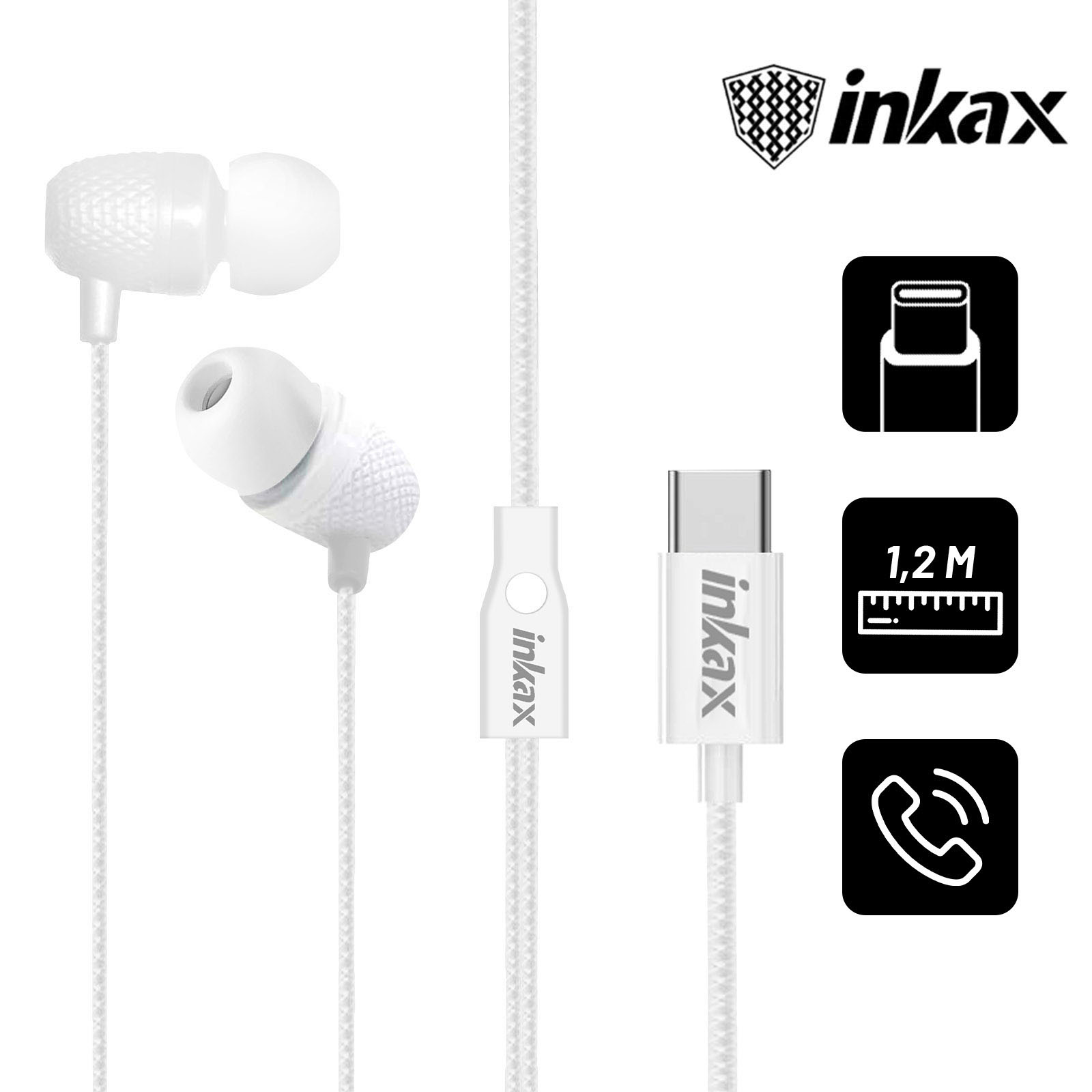 Écouteurs USB C pour iPhone 15 Pro Max, Ecouteurs USB Type C