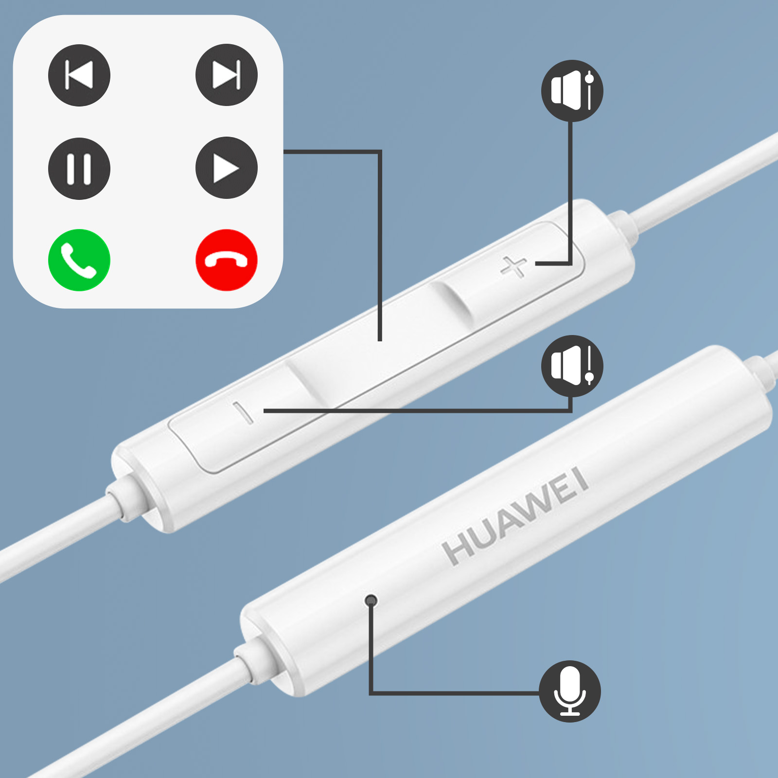 Écouteurs USB-C d'origine Huawei petit prix