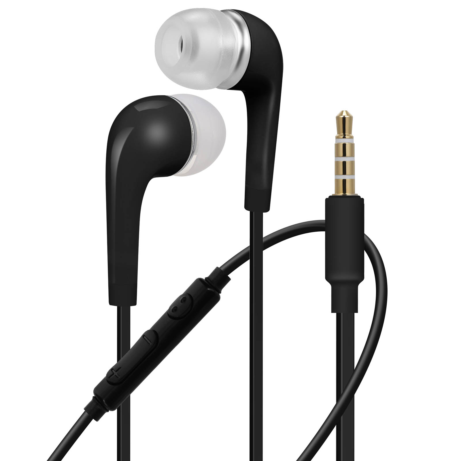 ZXQ Écouteurs Intra auriculaire Filaire avec Microphone, écouteurs filaires  avec Prise 3,5, Ecouteurs avec contrôle du Volume, Câble Durable