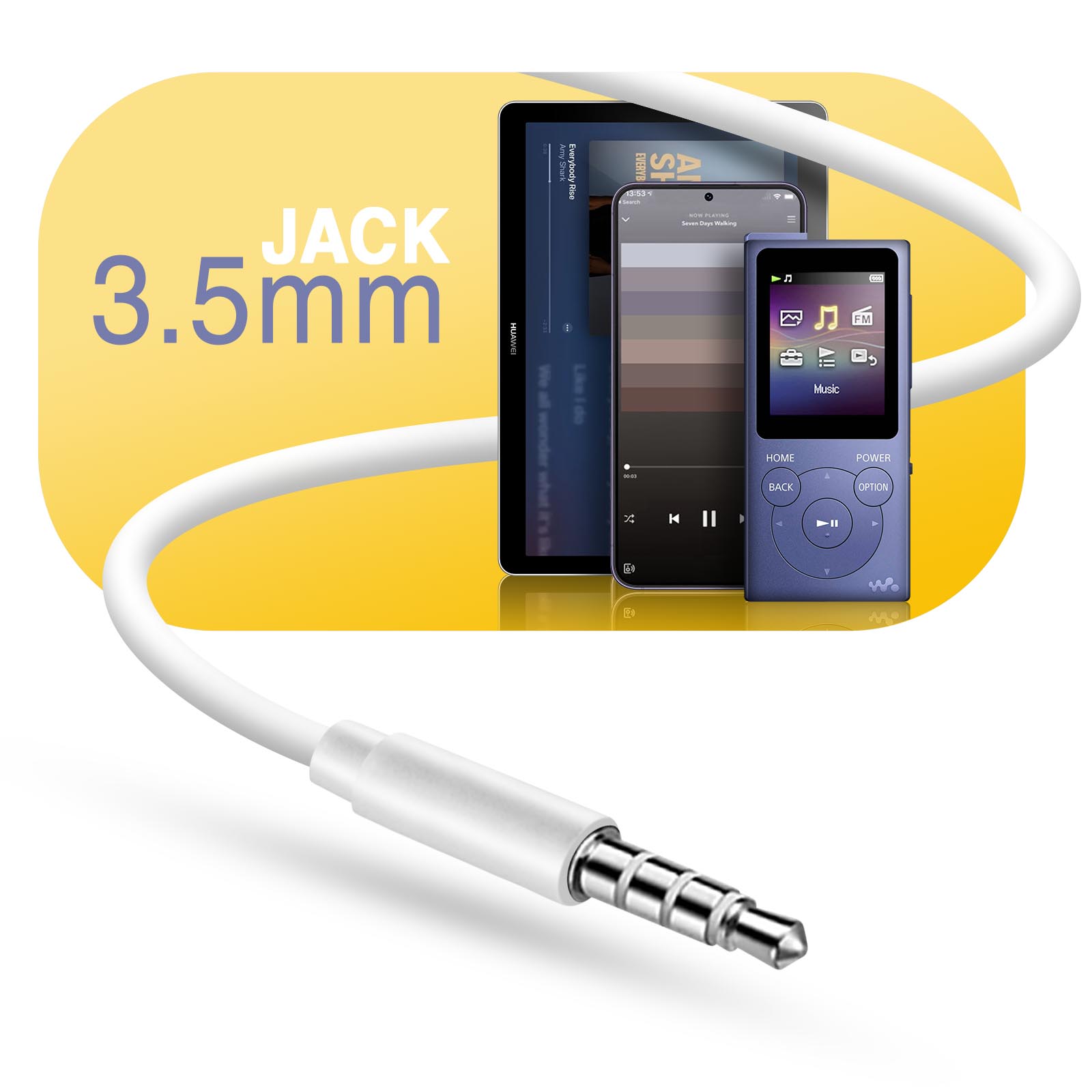 Samsung EHS61ASFWE Kit Mains Libres Ergonomique Blanc pour Galaxy Note 8.0  : : High-Tech