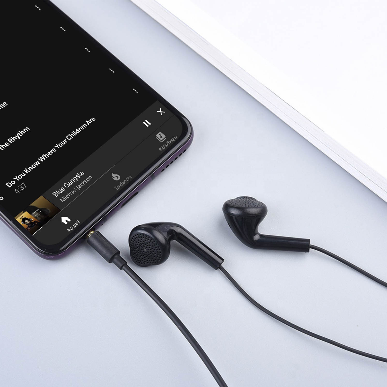 Ecouteurs Filaires Samsung Jack 3,5 mm - Micro Original Haute Qualité  IB00131 - Sodishop