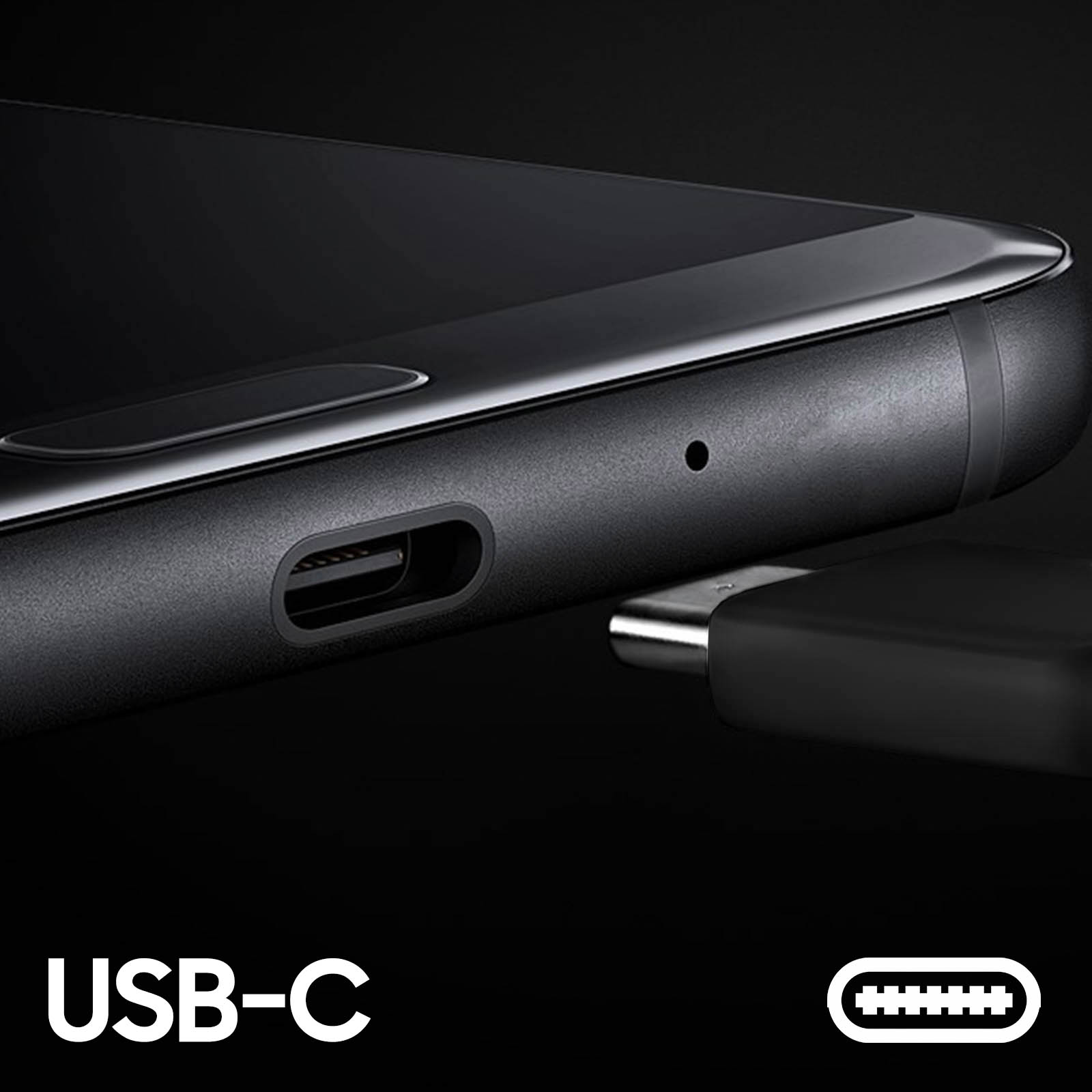 Samsung Casque USB Type-C EO-IC100, audio AKG, noir