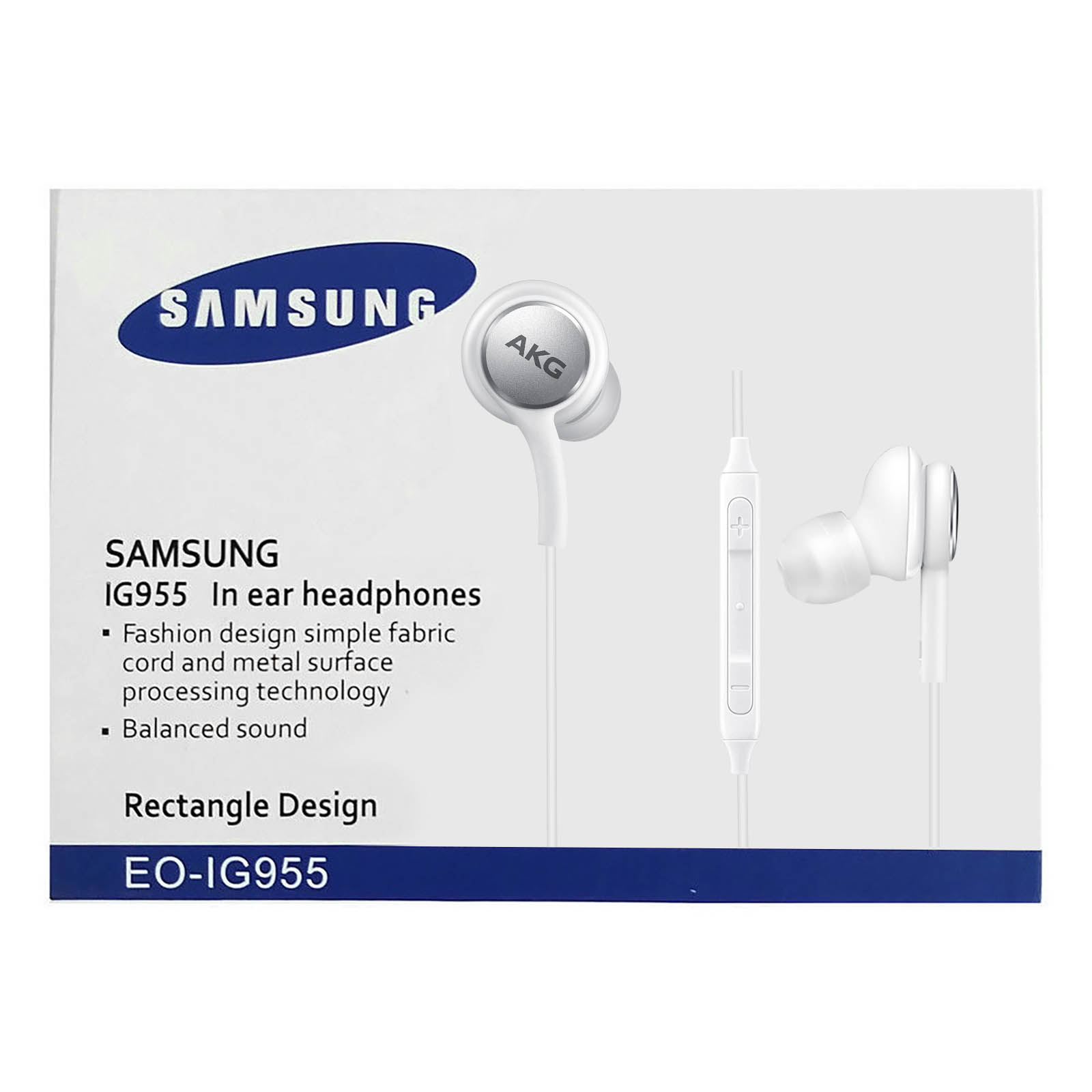 Samsung Écouteurs AKG avec prise jack, kit mains libres blanc EO-IG955 pas  cher 