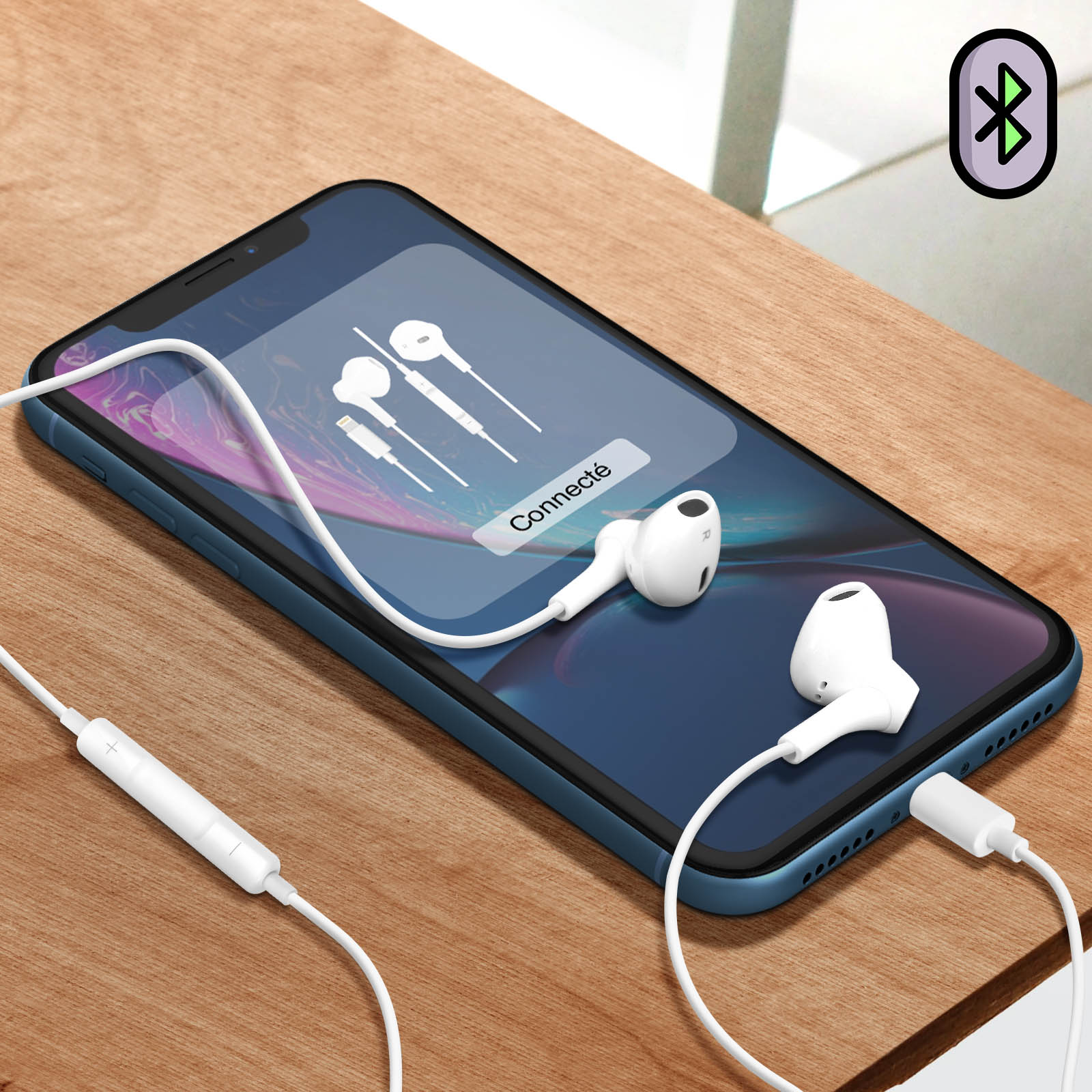 Écouteurs iPhone avec Connecteur Lightning – l'atelier connecté