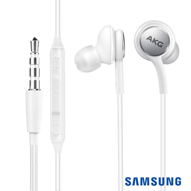 Recuerdo mental Paine Gillic Auriculares con conector de 3,5 mm blanco, sonido oficial de Samsung AKG  para Samsung Galaxy S8 Plus - Spain