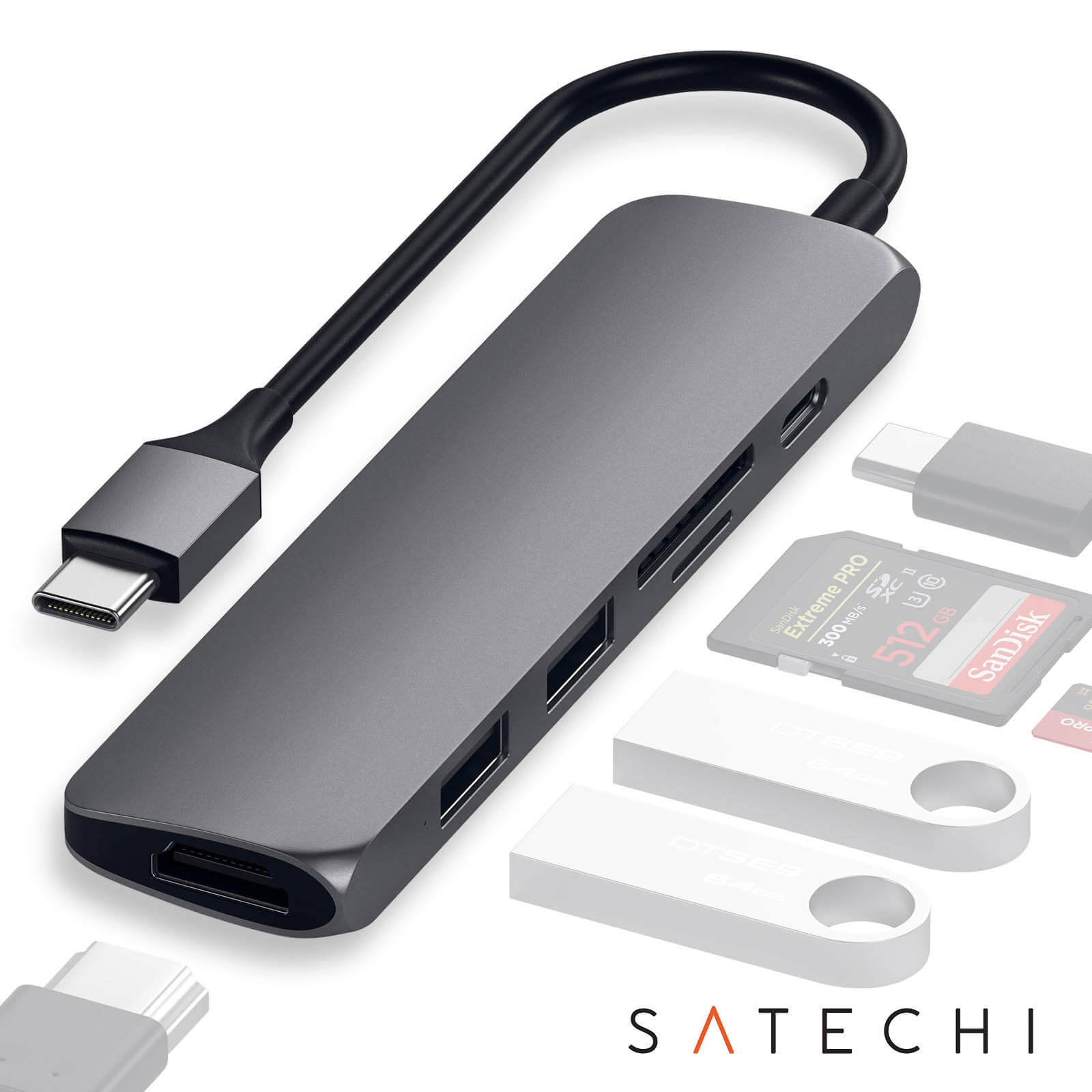 Adapteur USB-C vers USB 3.0 SATECHI
