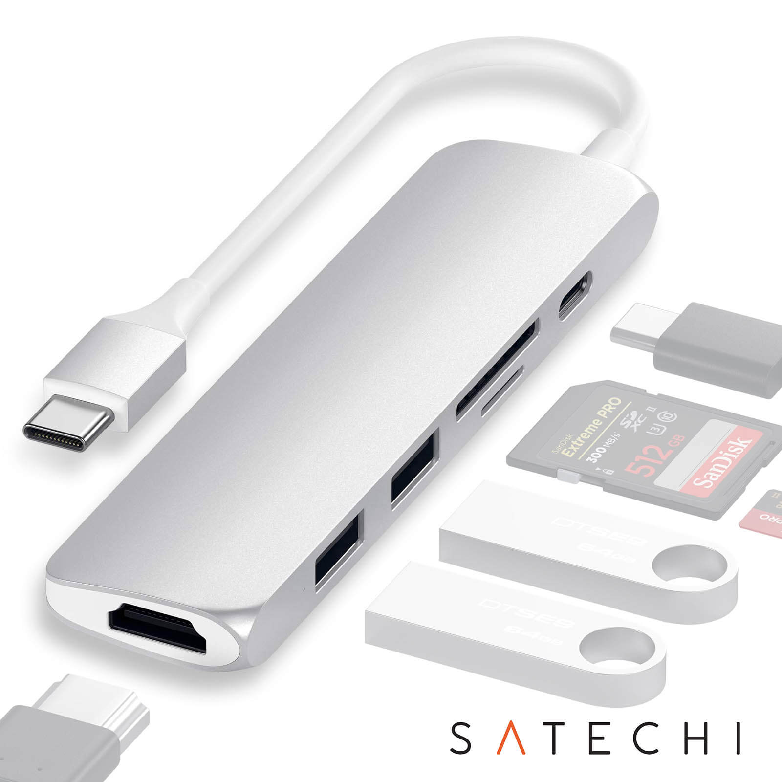 Adaptateur Type C-USB pour SAMSUNG Galaxy A51 Smartphone & MAC USB-C Clé  Connecteur (ARGENT) - Cdiscount Informatique