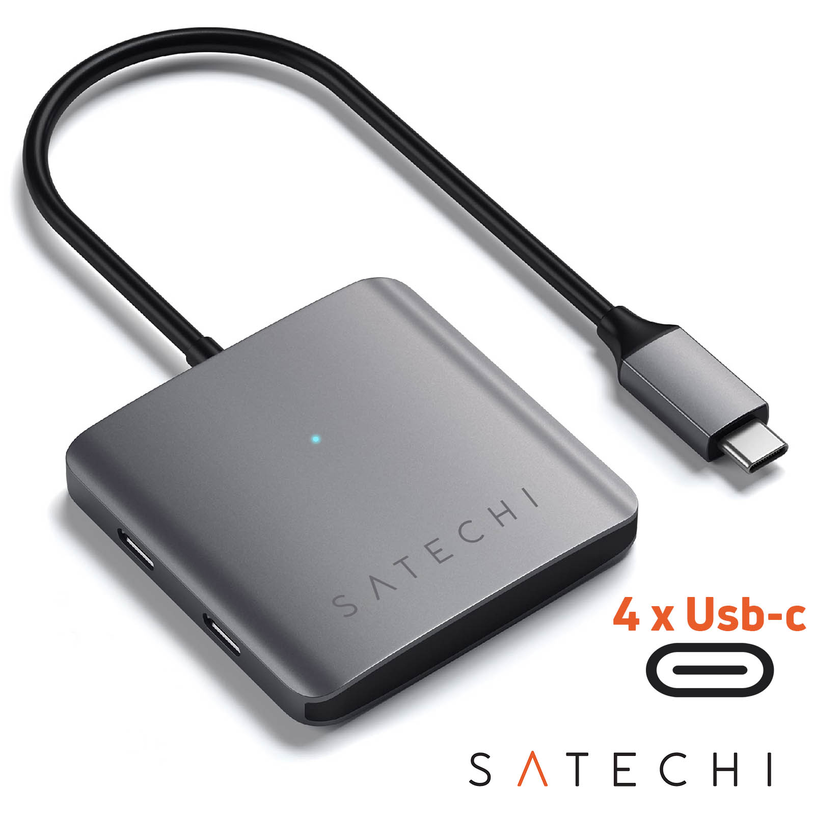Hub USB-C Multiports On-The-Go Gris – Société POIRRIEZ