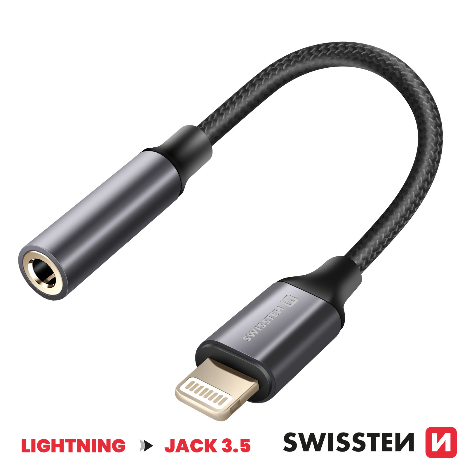 Adattatore cuffie per iPhone, [certificato MFi] adattatore Lightning a jack da 3,5 mm, adattatore per iPhone Aux Dongle Audio Cable Splitter compatibile con iPhone 14 Pro Max/14 Plus/14/13/12/11/SE/X