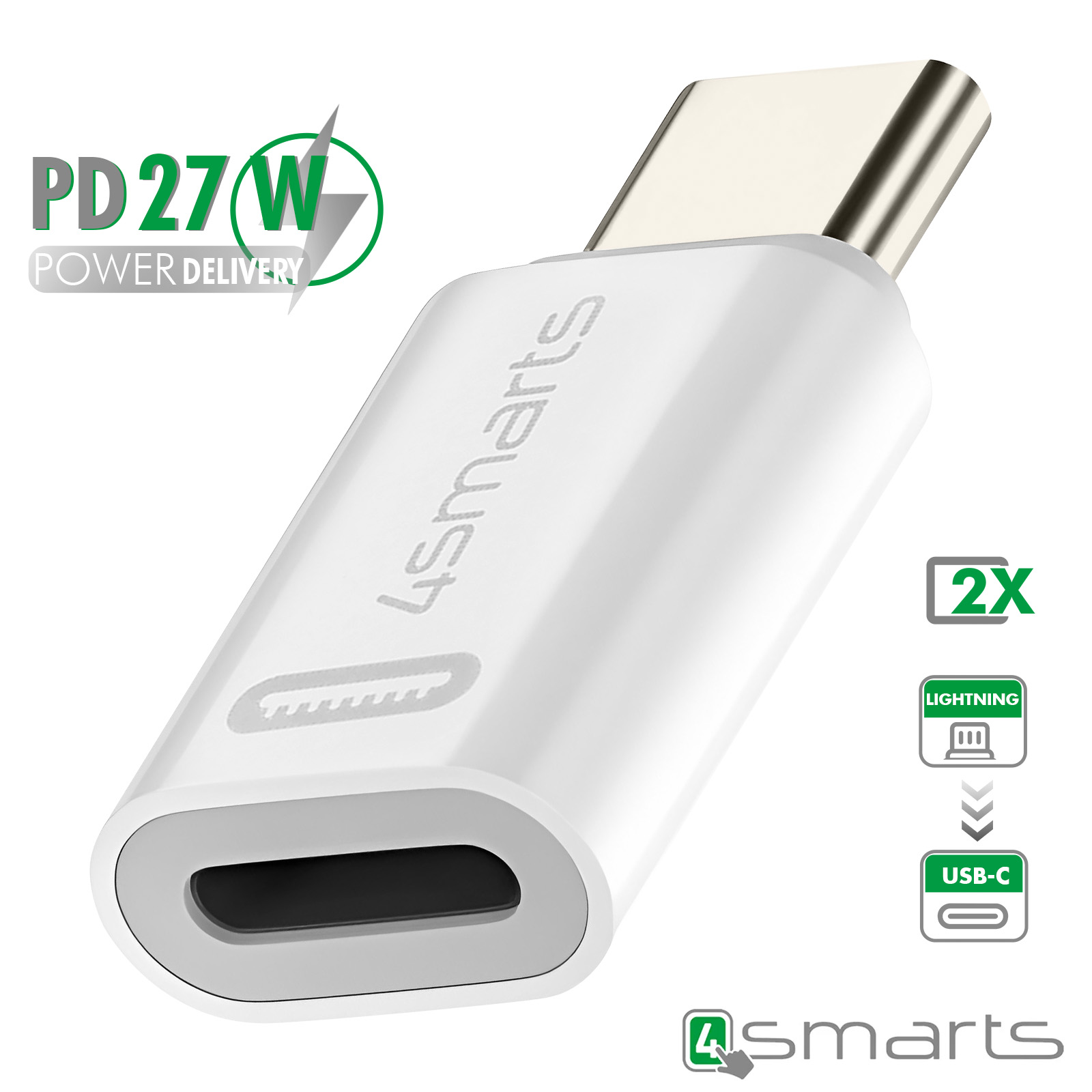 2 X Adattatore Da Lightning A USB C Per IPhone 17/16/15 Pro/16 Pro Max/Plus, Galaxy S25 S24, IPad Air, Lightning A USB C Maschio Per Ricarica E Trasferimento Dati