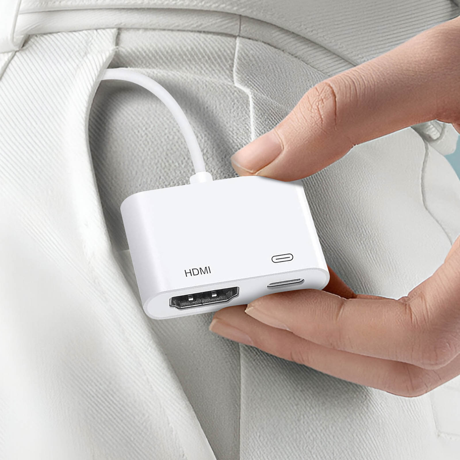 Apple Lightning Digital Av Adapter Hdmi To Ipad Ipad Adaptador 