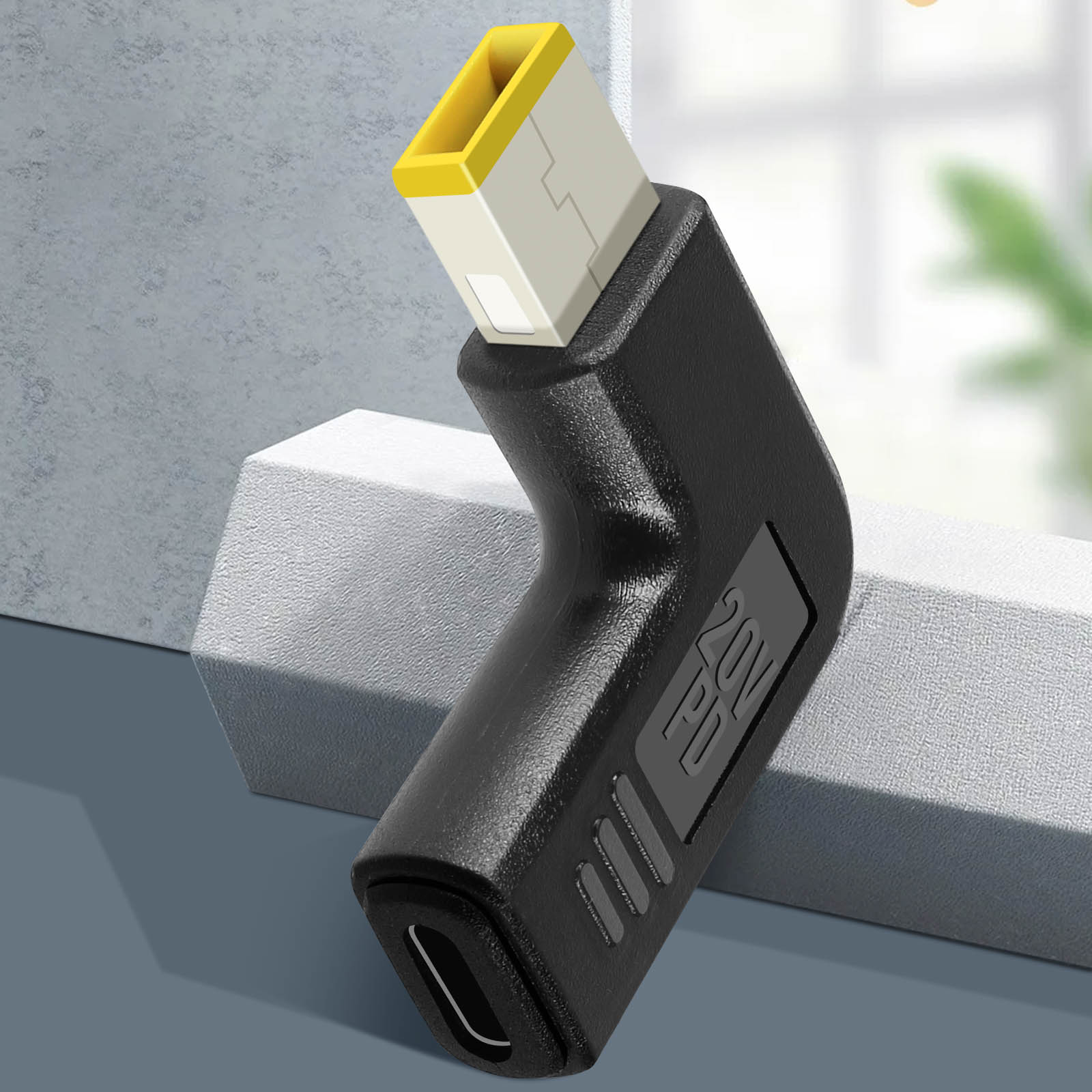 Adattatore USB-C Angolo Retto 90° Per Ricarica Rapida - Estensore Piegato Per Gaming, Tablet E Telefono