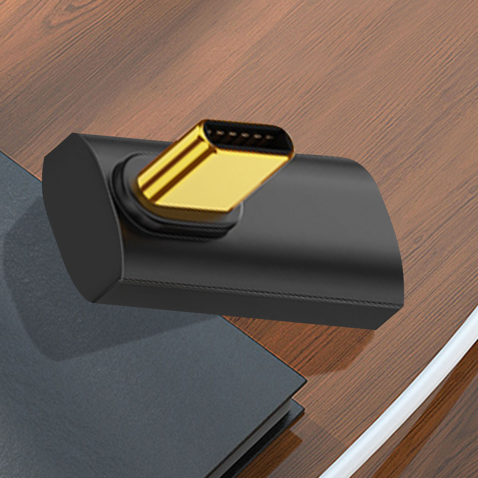 Adaptateur USB-C Rotatif 540° Beimus - Charge PD 240W, Transfert Données 480Mbps - Rotation 180°H/360°V