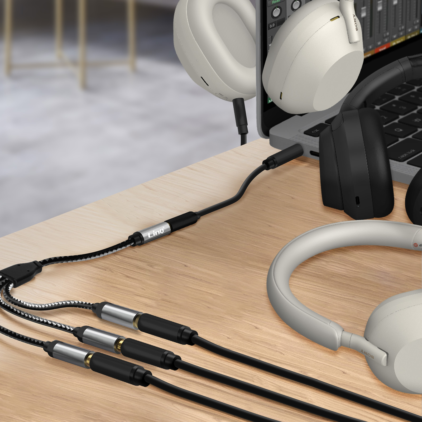 Câble Jack Vers USB Adaptateur Jack 3.5mm Vers USB Femelle - Convertisseur Audio Stéréo - Pour Voiture TV Ordinateur Jack To Usb