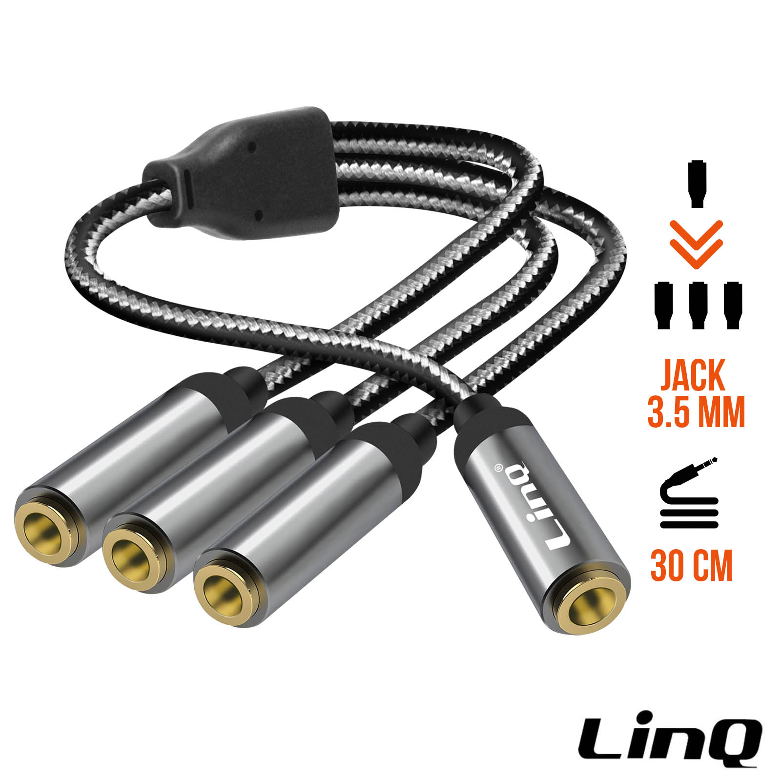 Adattatore Giunto Doppia Presa Jack 3,5 Stereo - Femmina Femmina