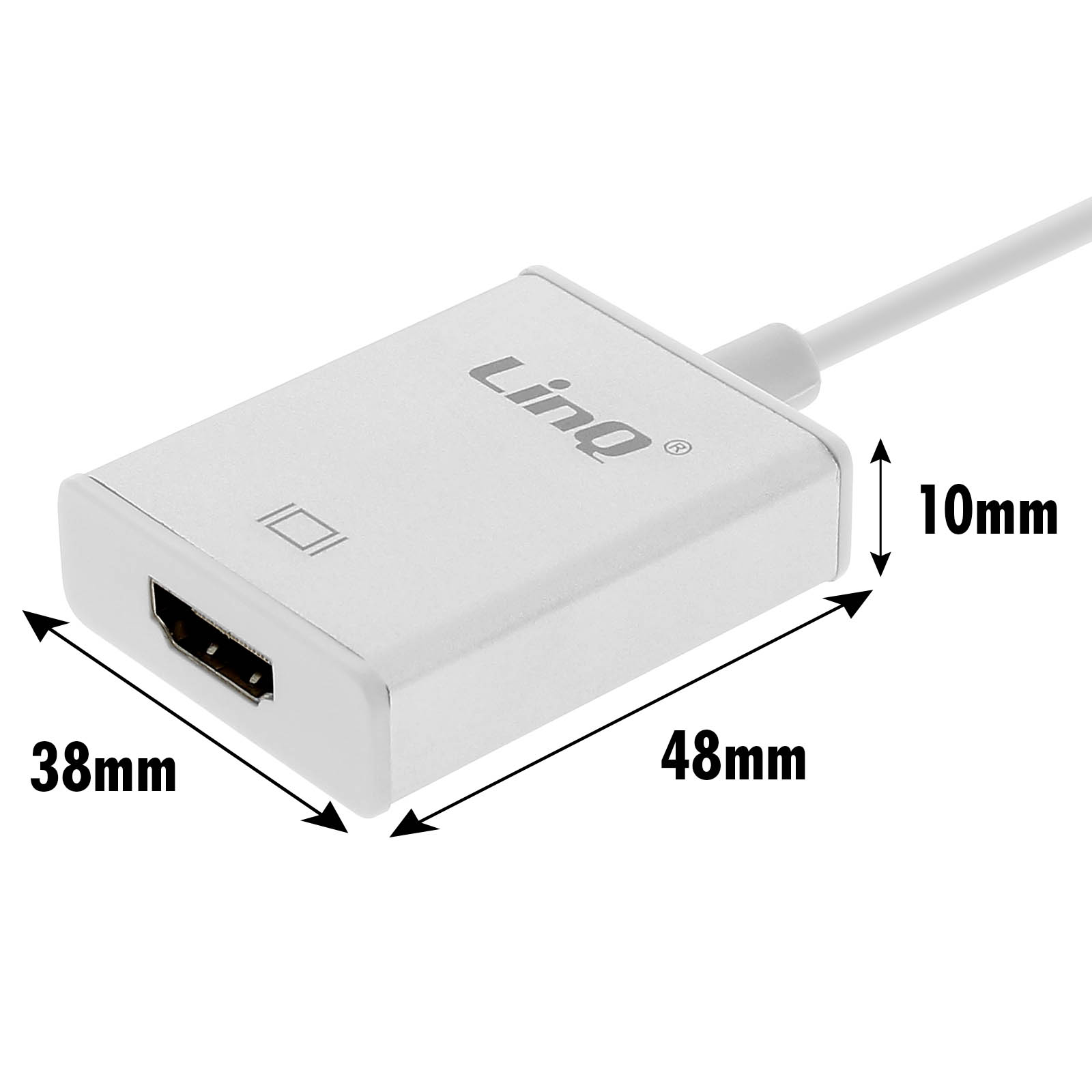 RiteAV - 3 HDMI 2 porte USB A-A 1 porta BNC piastra da parete