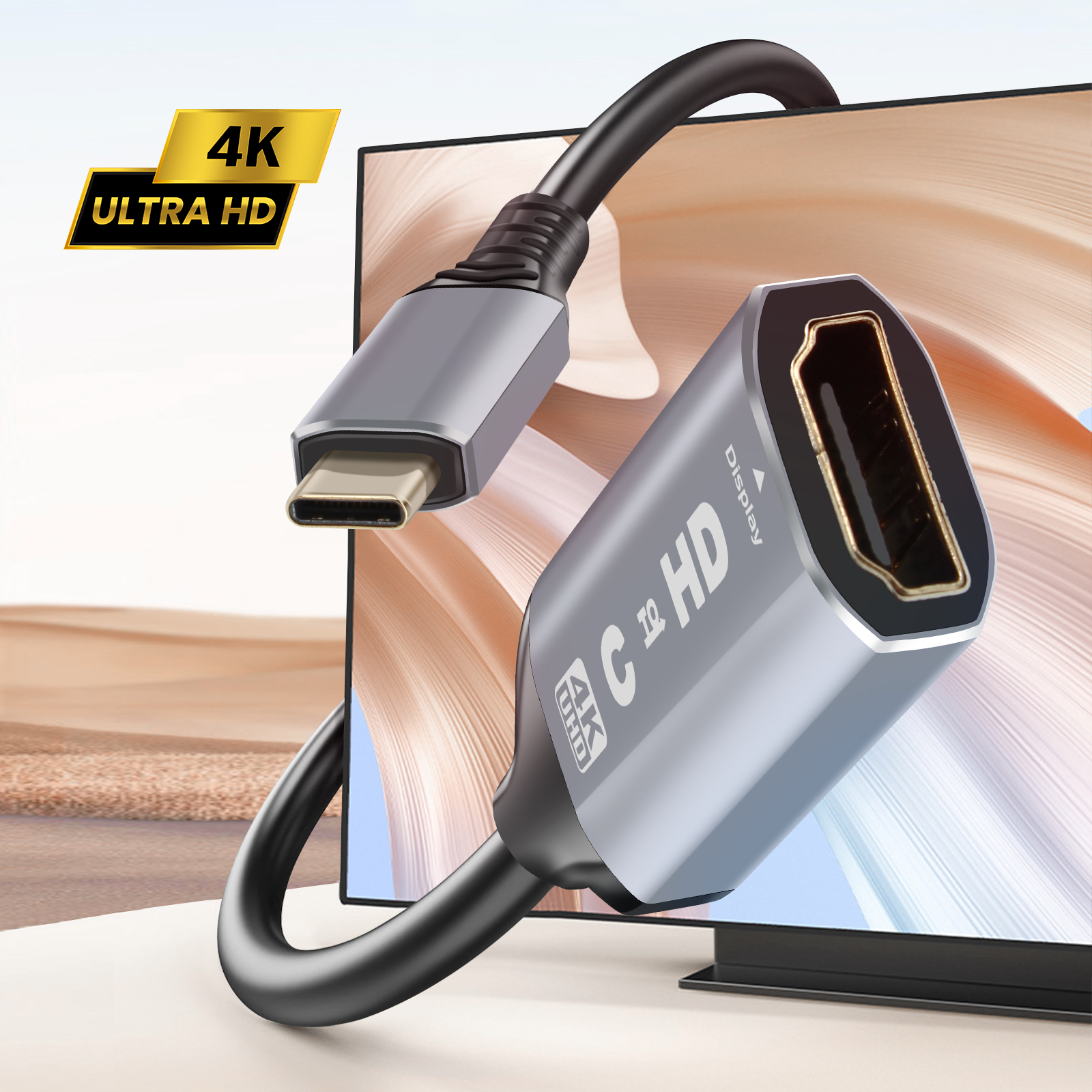 LINQ Connects 4K HDMI Adapter With PD And USB-A - Suitable For Laptops