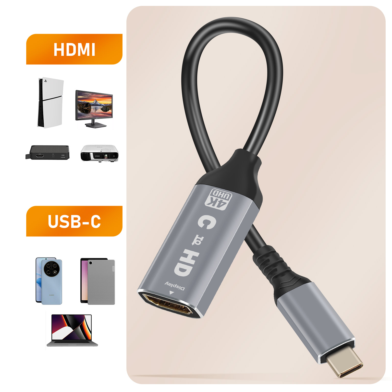 AIYEEN Adattatore da USB femmina a USB-C femmina (2 pezzi