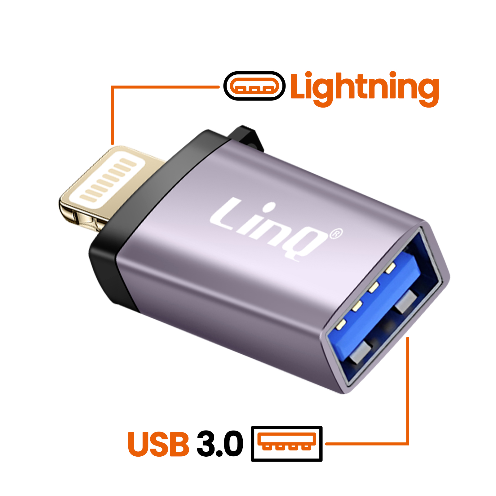Adattatore USB OTG Per IPhone E IPad – Cavo Lightning A USB, Plug & Play Per Tastiera, Mouse E Chiavetta - 2
