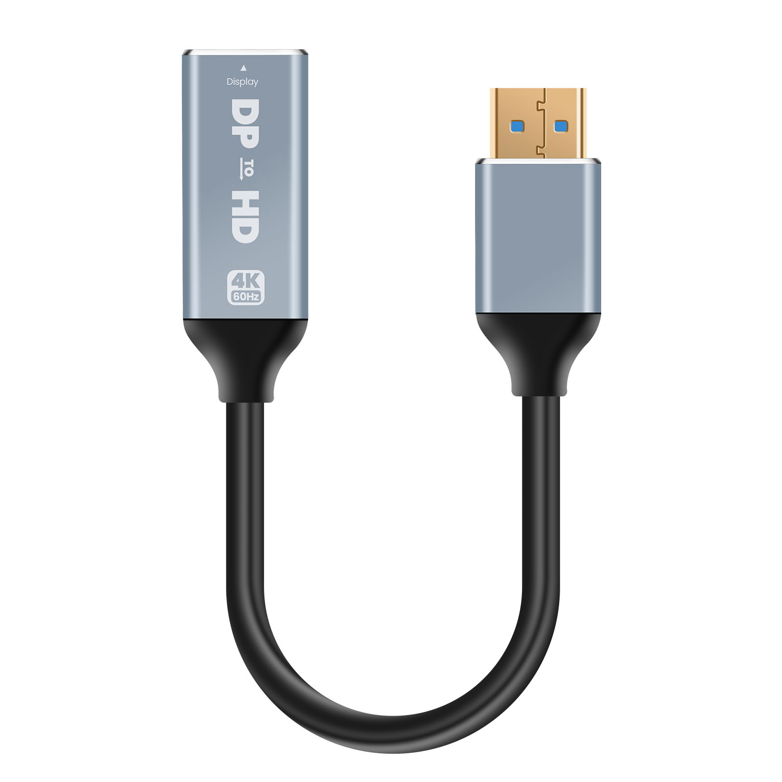 InLine Adattatore DisplayPort Da Mini DP A DP Femmina – 4K/60Hz, Bidirezionale, Nero - 3