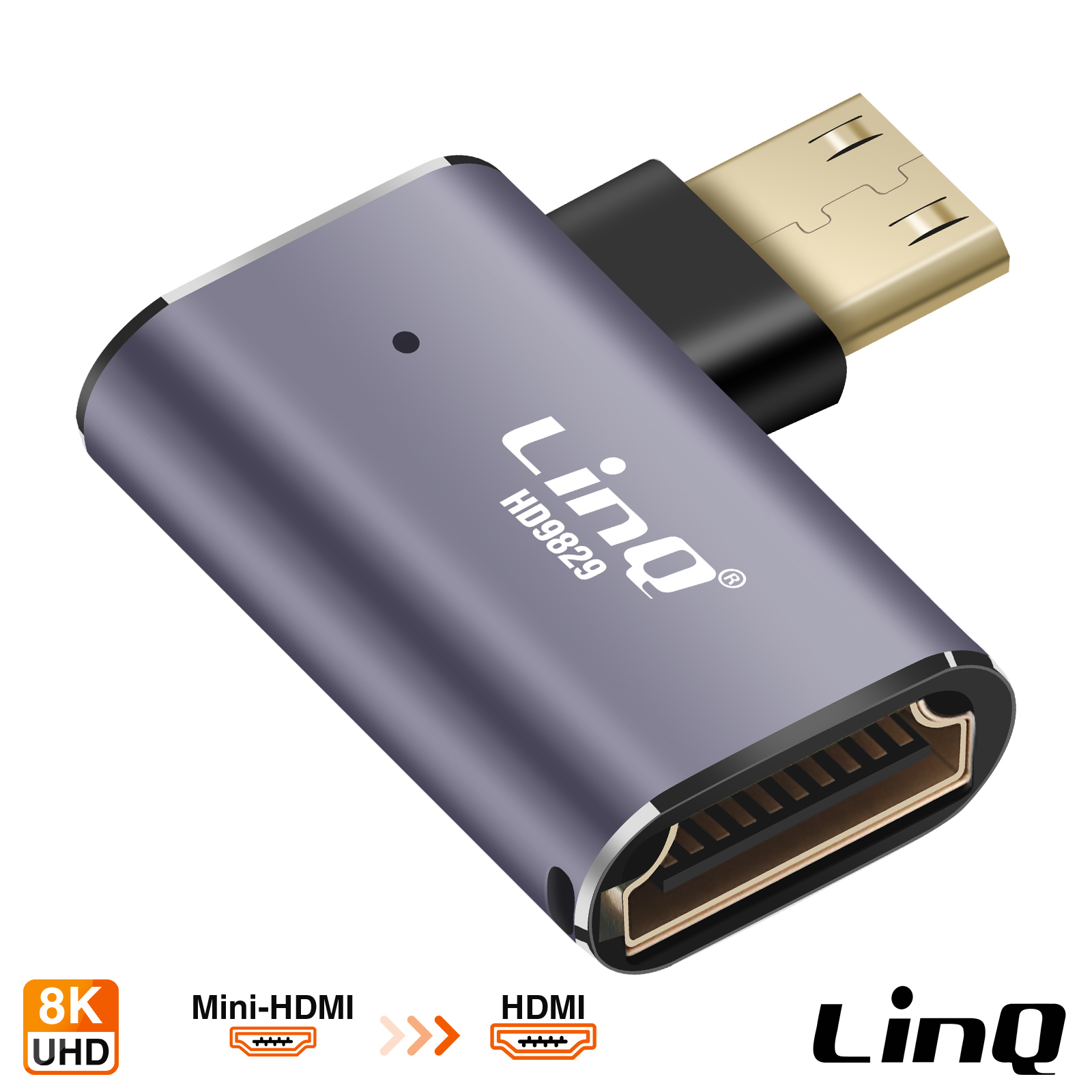 Adaptateur HDMI Femelle Vers Mini HDMI Mâle - Marque M365 - Neuf