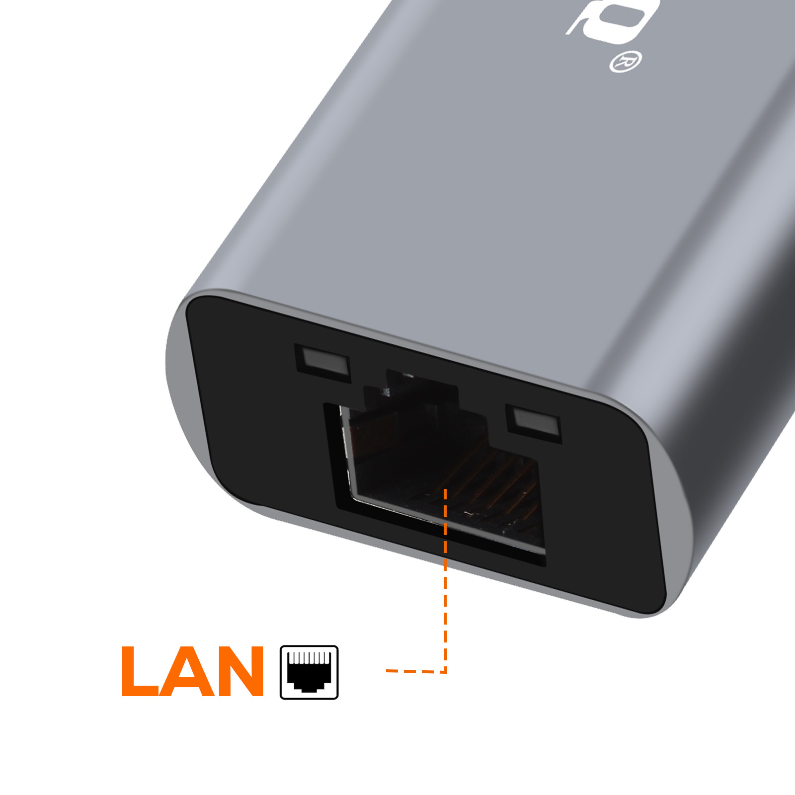 Zunate Adattatore da USB C a Ethernet, Adattatore di Tipo C da Femmina